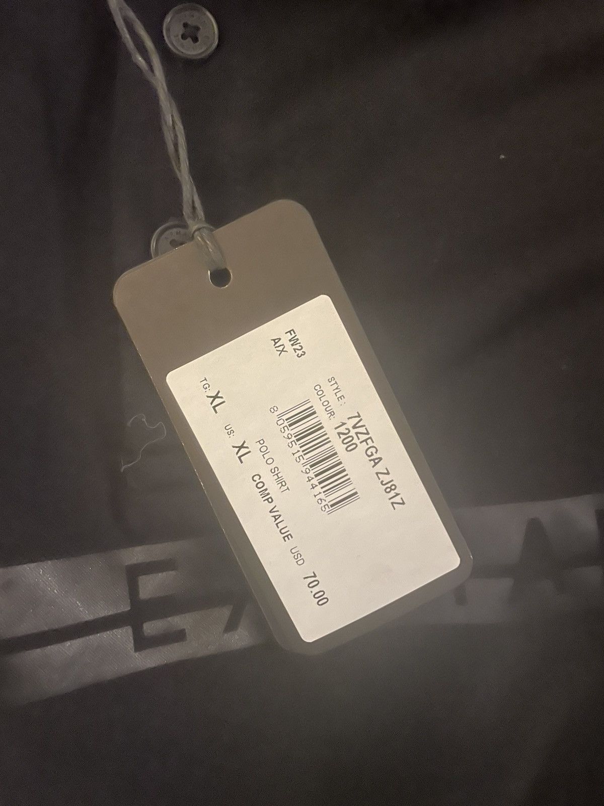 Armani Exchange Black Armani Exchange Collared Shirt Size US XL / EU 56 / 4 - 2 Thumbnail
