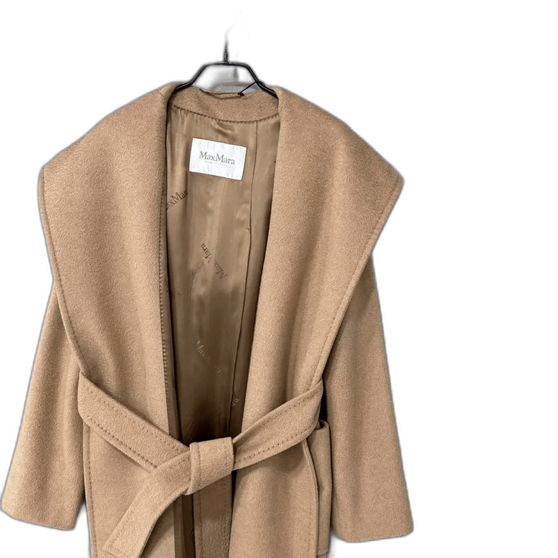 Max Mara MaxMara Rialto Hooded Robe Coat Size XL / US 12-14 / IT 48-50 - 1 Thumbnail