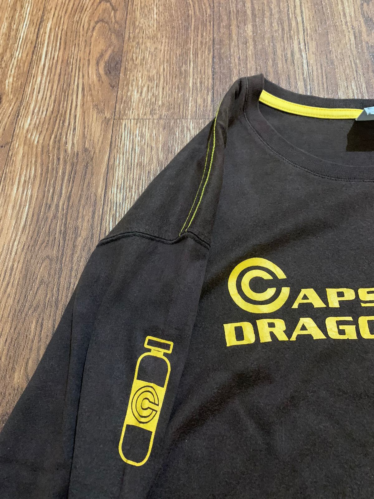 Anime × Cartoon Network Dragon Ball Capsule Corp Sun Faded Long Sleeve Size US L / EU 52-54 / 3 - 5 Thumbnail