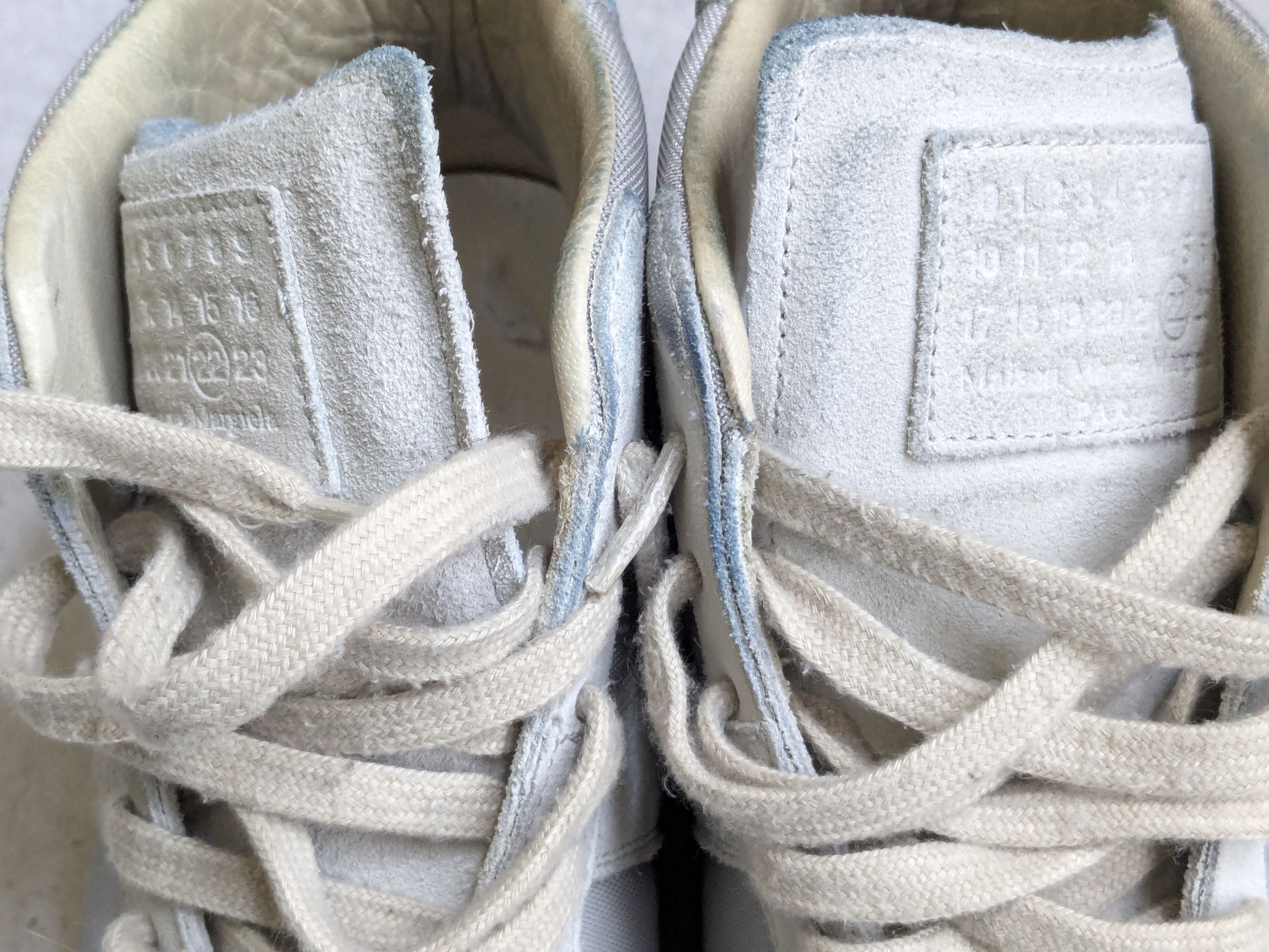 Maison Margiela Maison Margiela Replica GAT White Gray 7 40 High Tops Size US 7 / EU 40 - 3 Thumbnail