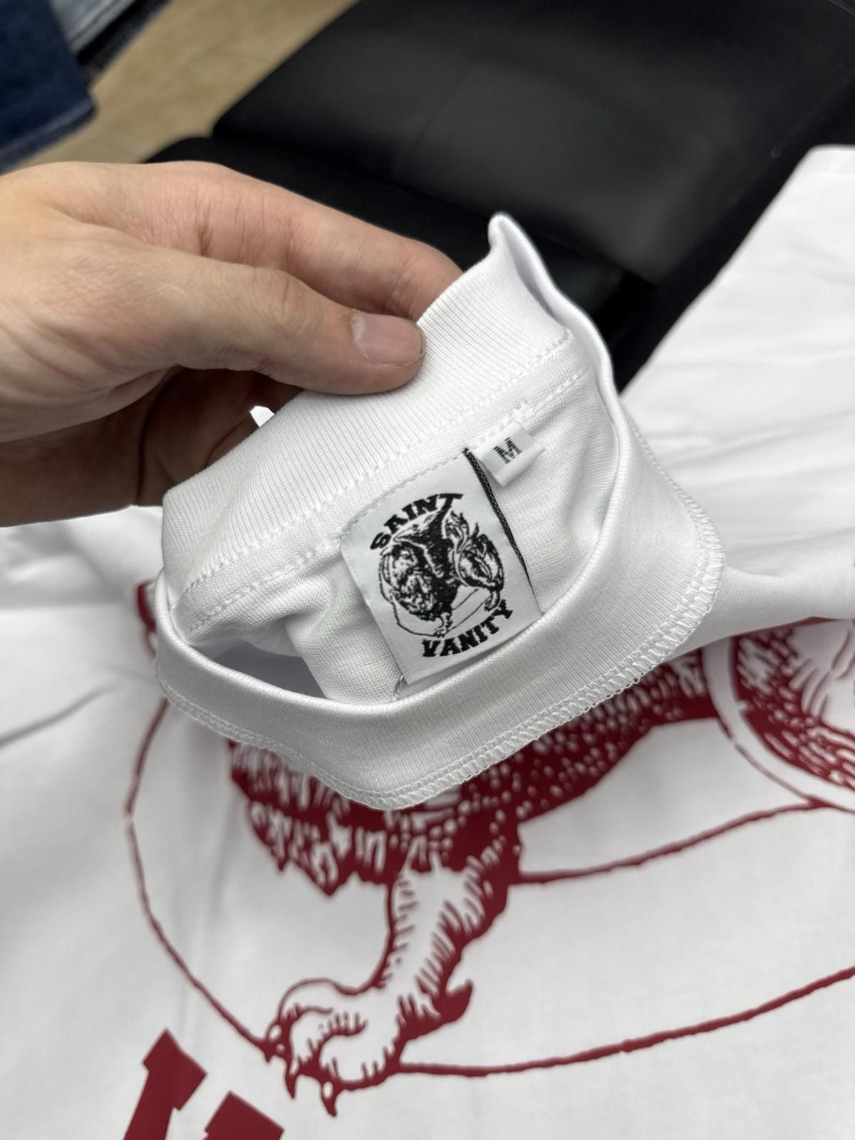 Saint Vanity Size (M) - Saint Vanity T-shirt Red Logo Authentic (NEW) Size US M / EU 48-50 / 2 - 6 Thumbnail