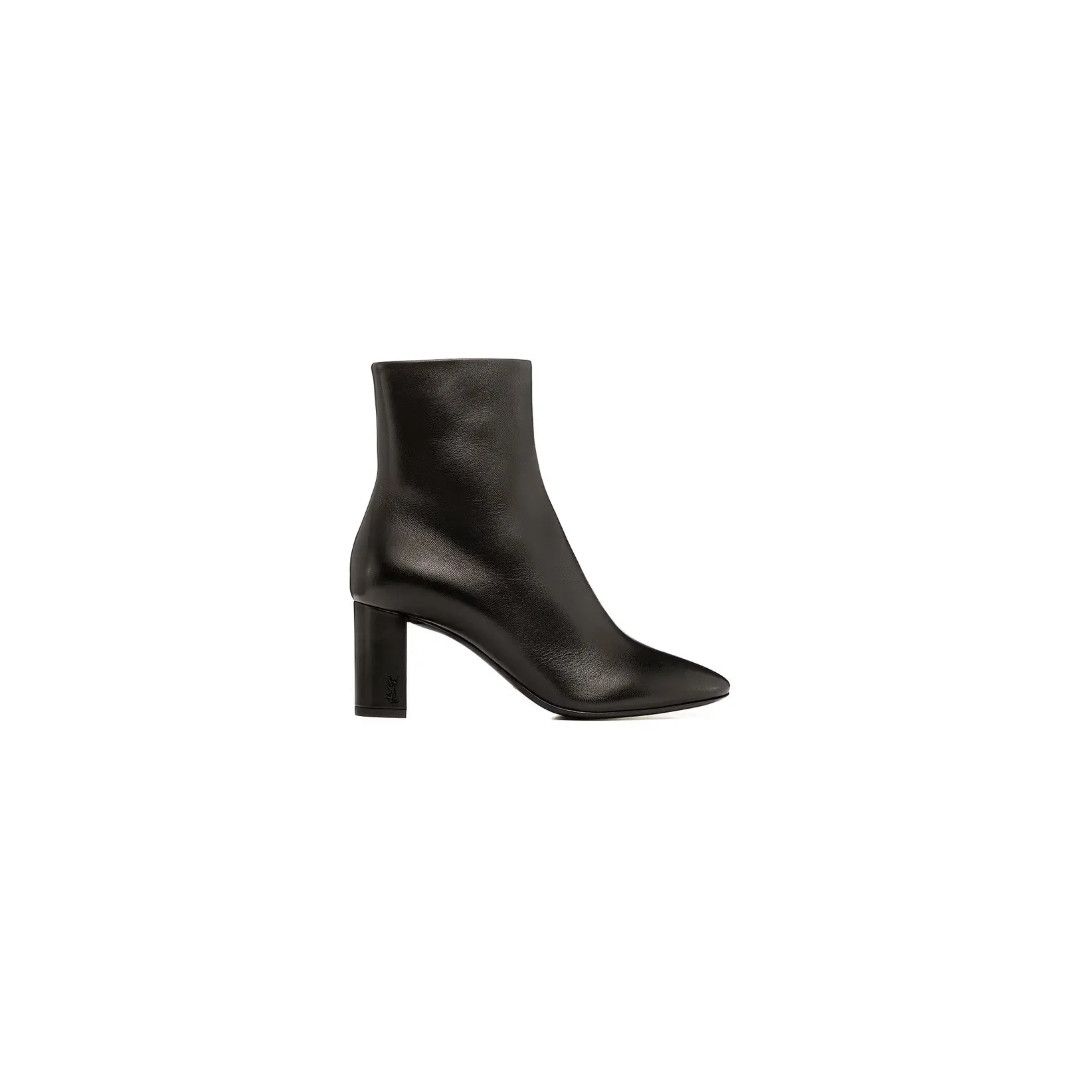 Saint Laurent Paris oc11z1225 529350 Lou Ankle Boots in Smooth Leather in Black Size US 10 / IT 40 - 1 Thumbnail