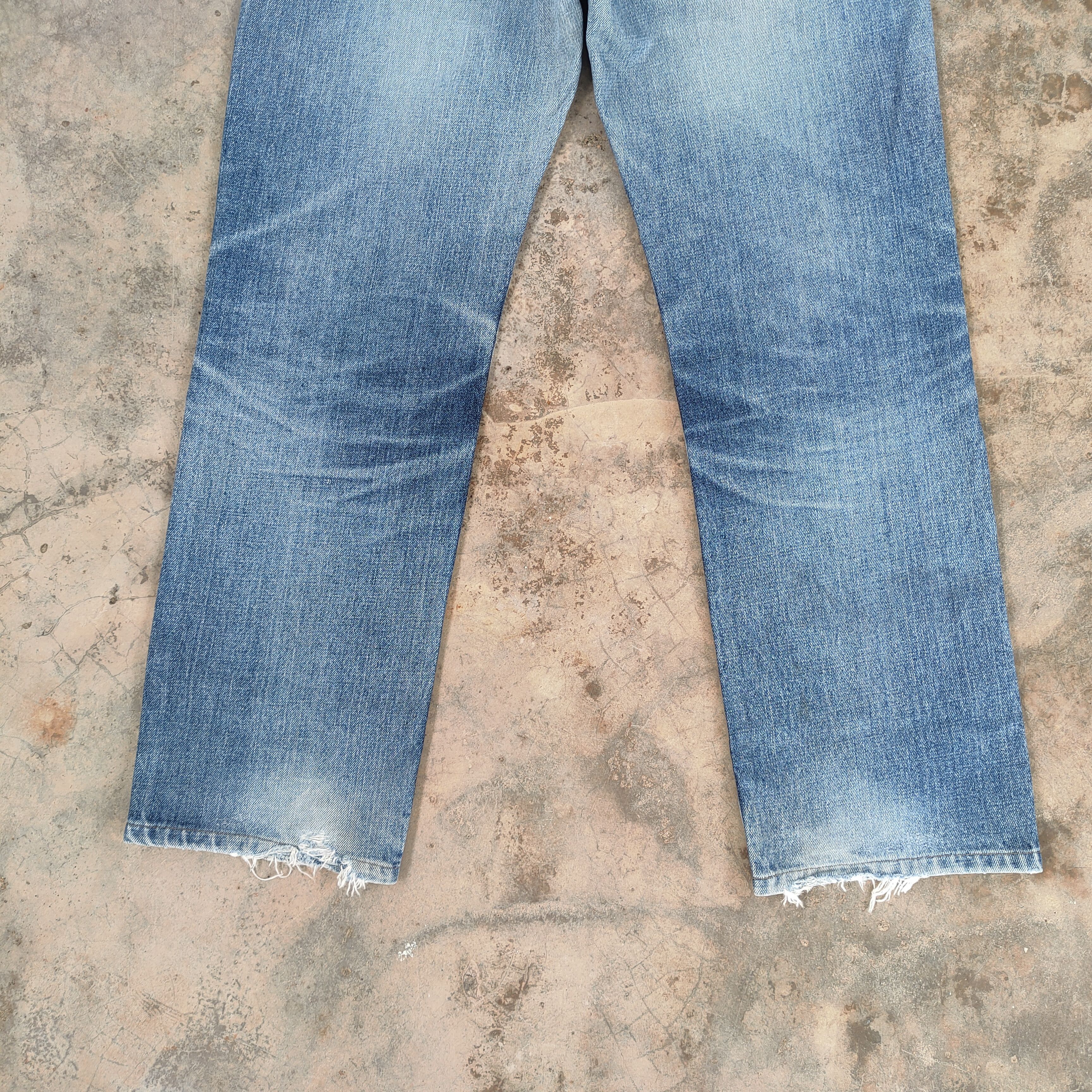 Levi's VINTAGE LEVI'S 533 FADED DISTRESSED JEANS DENIM PANTS Size US 33 - 11 Thumbnail