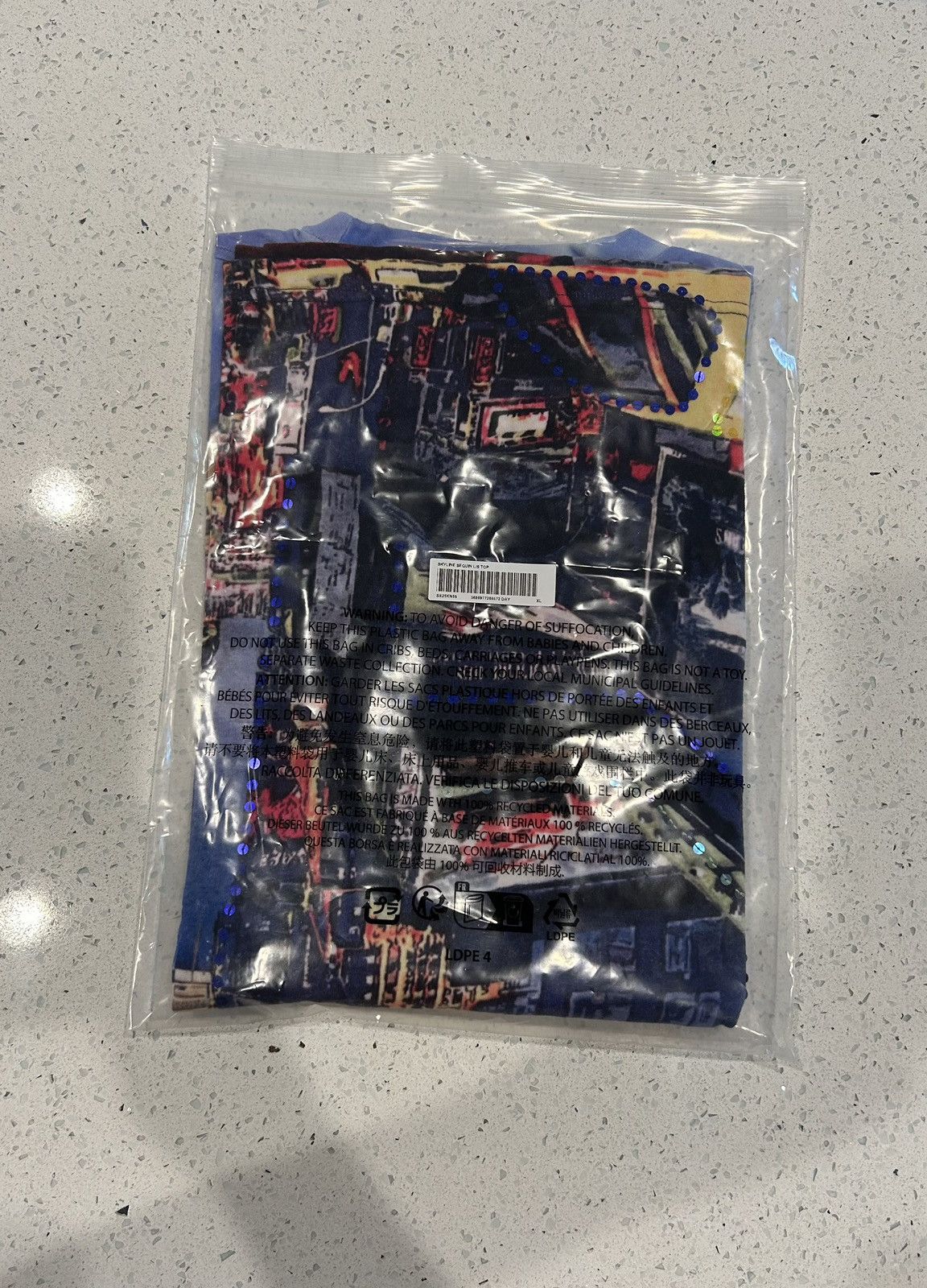 Supreme Supreme Skyline Sequin L/S Top (DAY) Size US XL / EU 56 / 4 - 2 Thumbnail