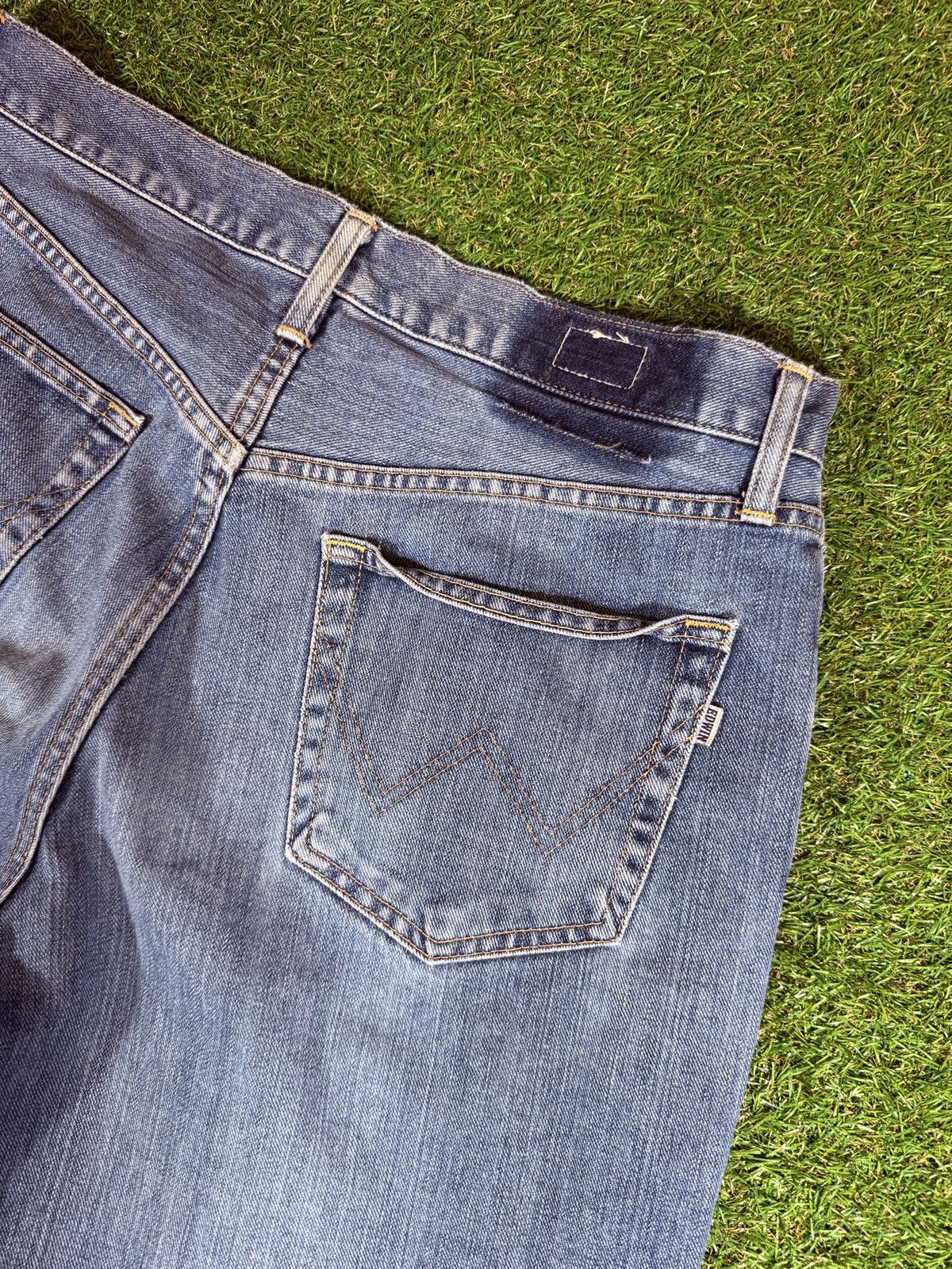Edwin EDWIN International Basic Jeans Light Wash Straight Fit Size US 34 / EU 50 - 9 Thumbnail