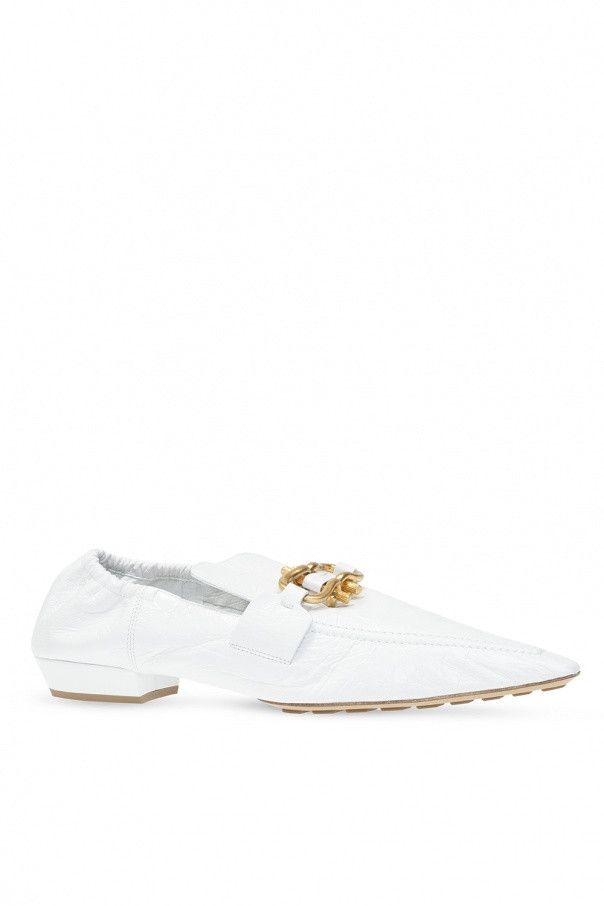 Bottega Veneta o1n1vont1024 Madame Platforms in Optic White Size US 6.5 / IT 36.5 - 4 Thumbnail