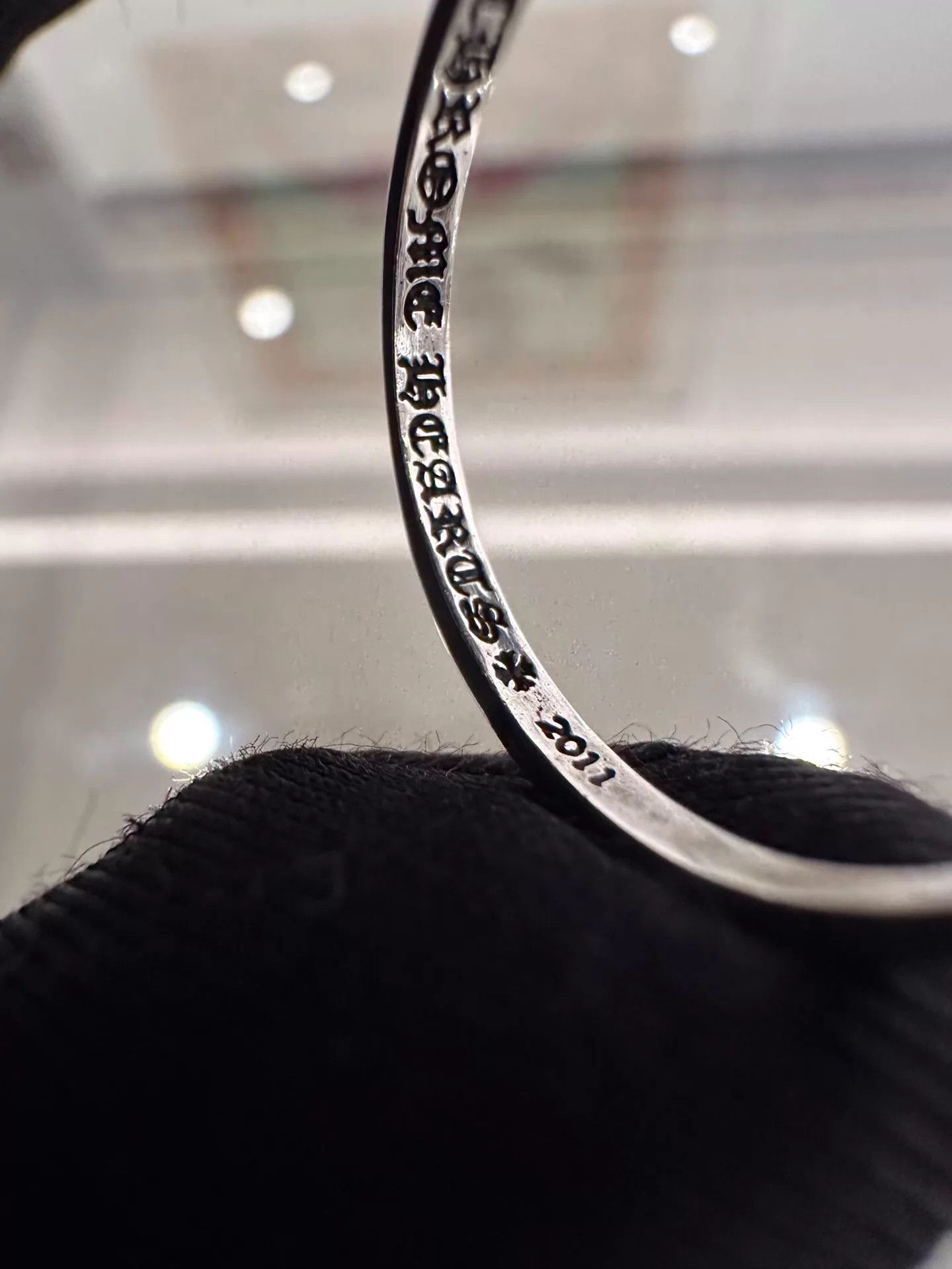 Chrome Hearts Chrome Hearts Bubblegum Cross 925 Silver Ring US8 Size ONE SIZE - 7 Thumbnail