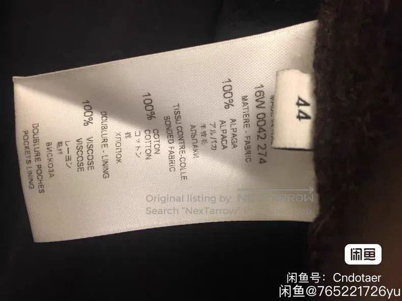 Givenchy Givenchy 16fw Wool Fleece Edge Coat Size US M / EU 48-50 / 2 - 5 Thumbnail