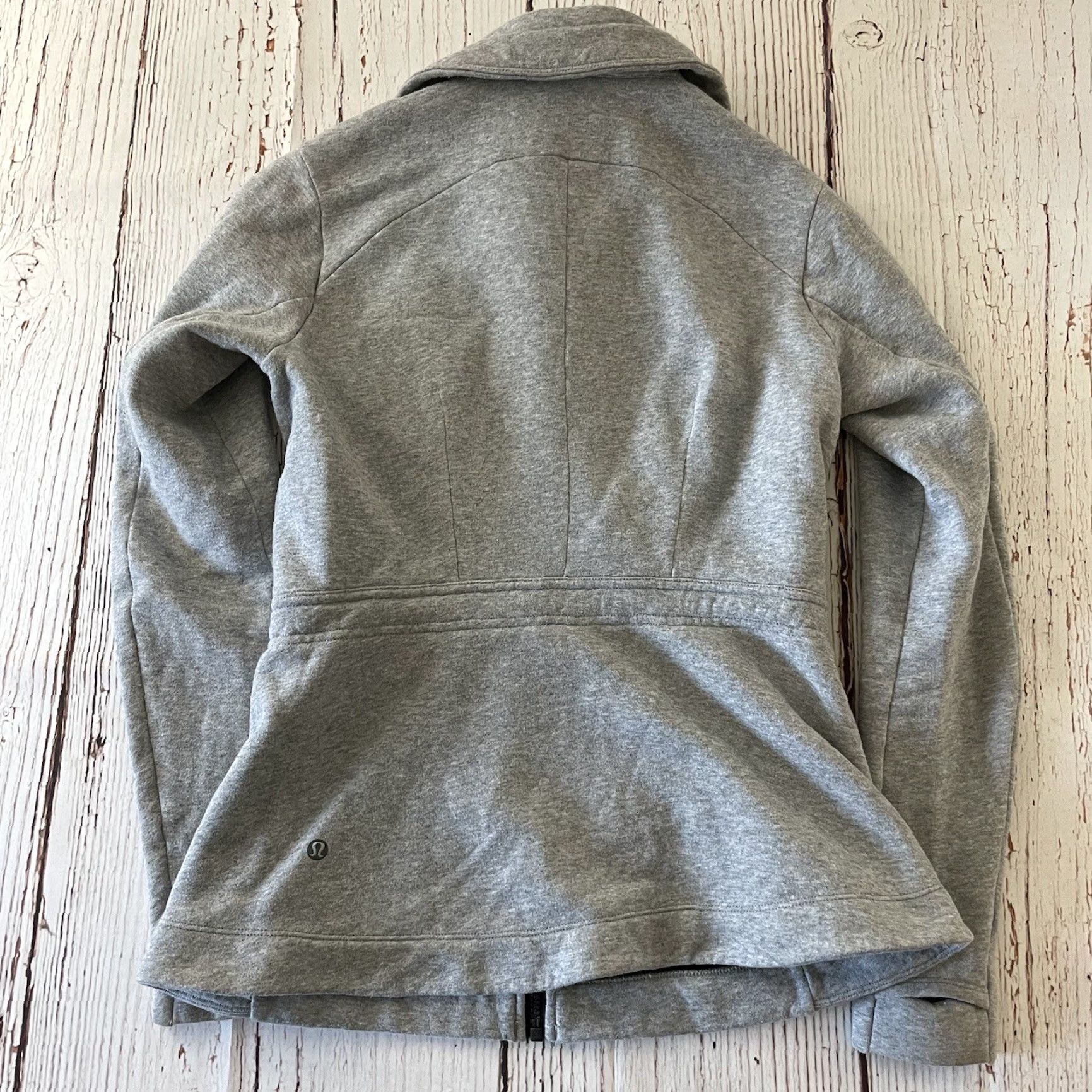 Lululemon Lululemon Full Zip Cotton Blend Athletic Jacket Women's 4 Gray Size S / US 4 / IT 40 - 5 Thumbnail