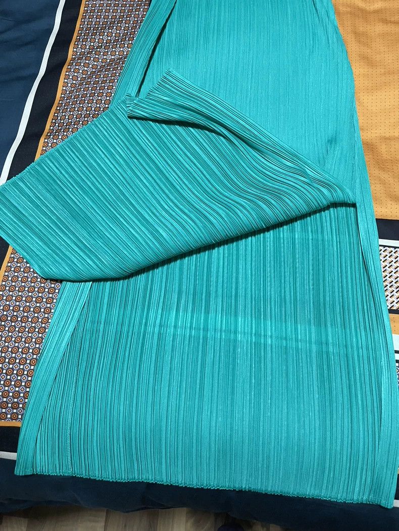 Issey Miyake Issey Miyake Green sleeveless dress Size M / US 6-8 / IT 42-44 - 6 Thumbnail