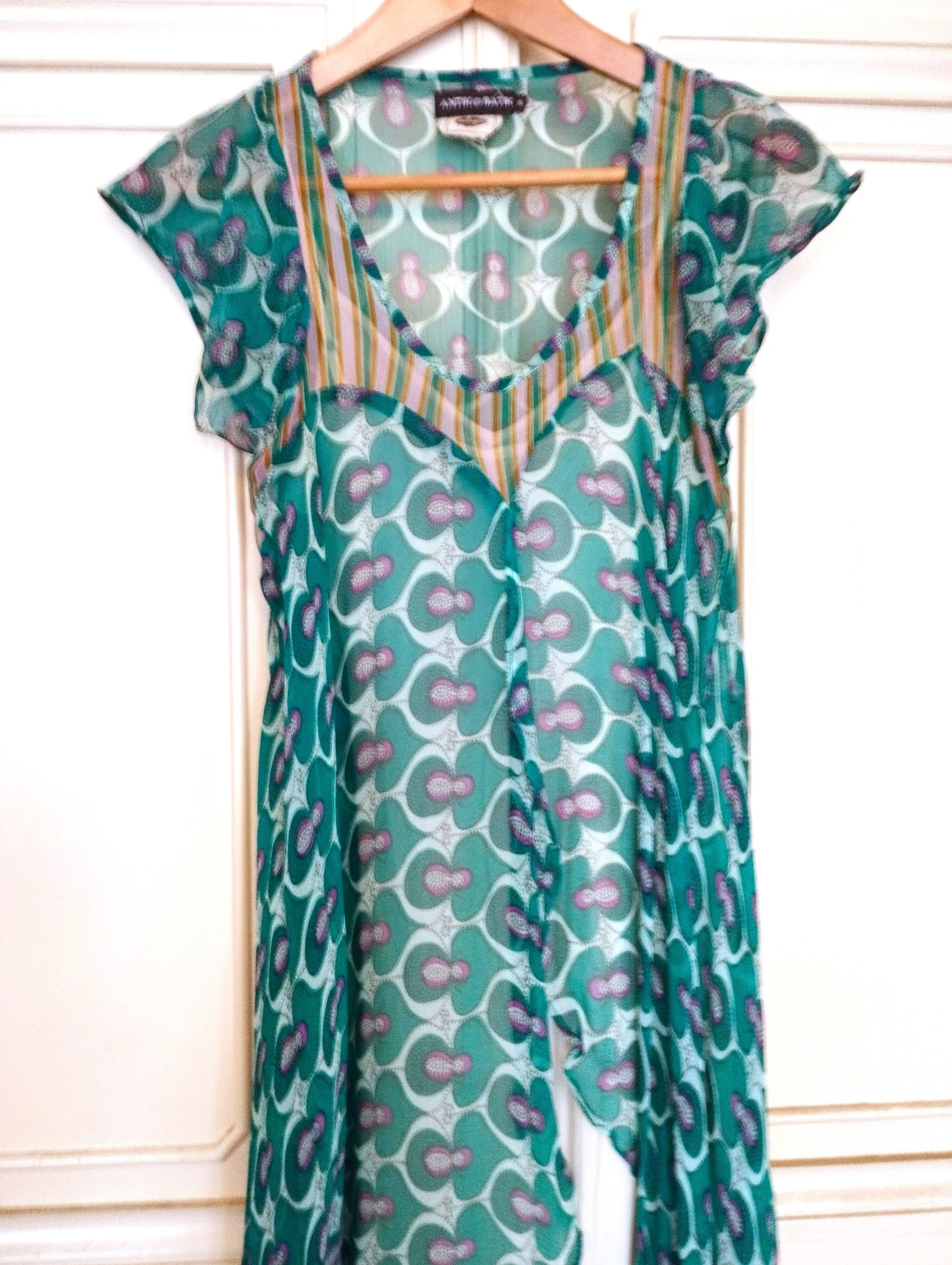Antik Batik Antik Batik Robe Paon TS Size S / US 4 / IT 40 - 2 Thumbnail