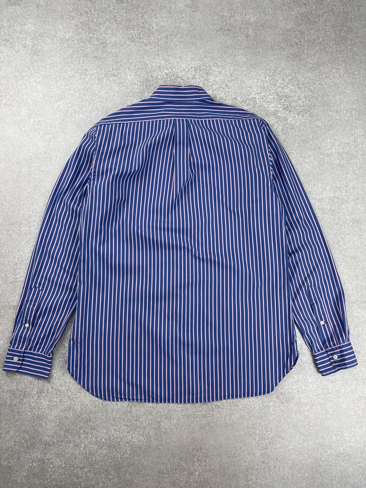 Polo Ralph Lauren × Ralph Lauren Polo Ralph Laurer Logo Striped Shirt Size US L / EU 52-54 / 3 - 8 Thumbnail
