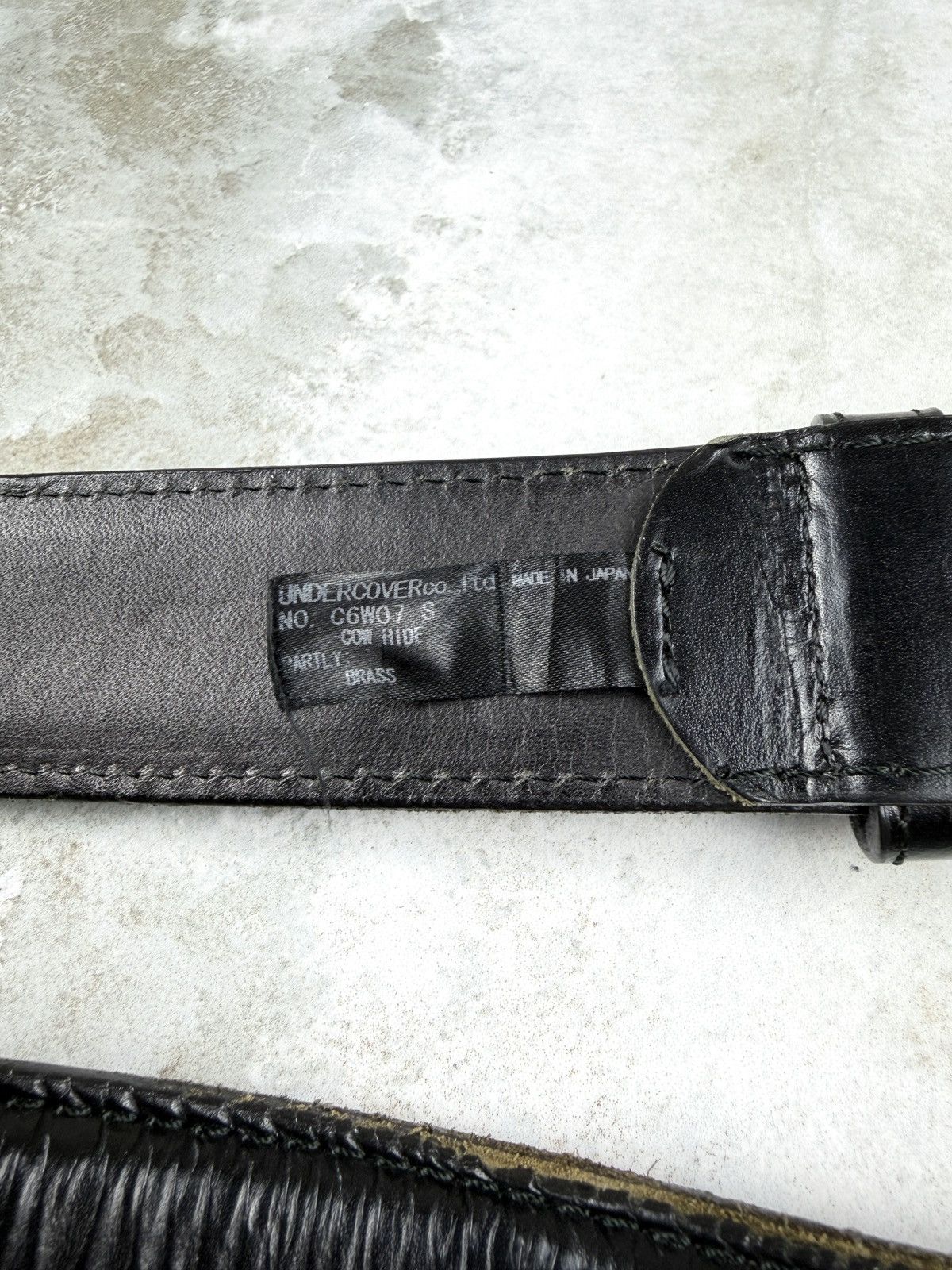 Undercover AW08 Undercover Rats Gold Studded Punk Leather Belt Size ONE SIZE - 5 Thumbnail