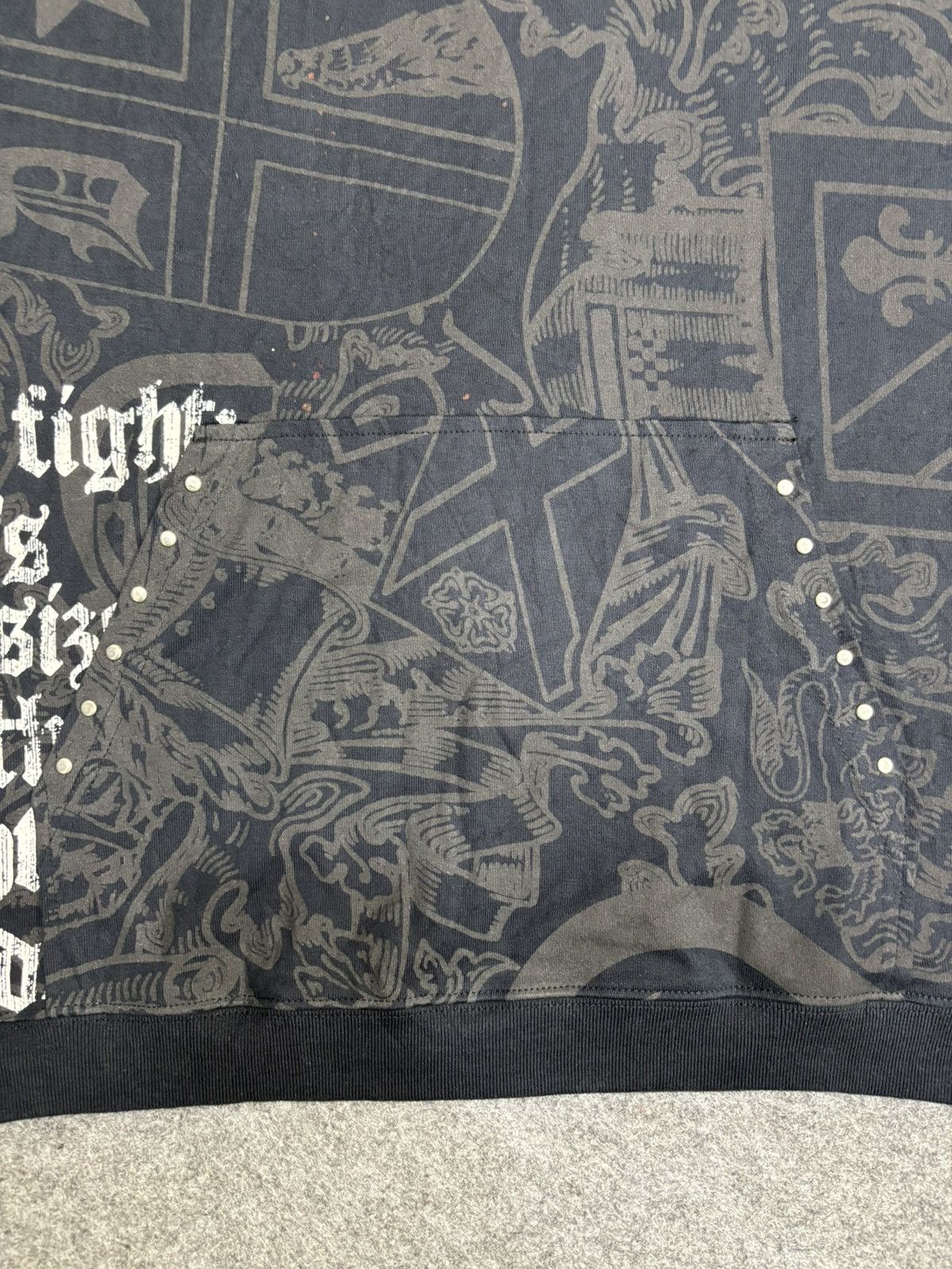 Seditionaries 💥Punk Style💥Rare Dig Deep Full Print Hoodie Shirt F594 Size US M / EU 48-50 / 2 - 9 Thumbnail
