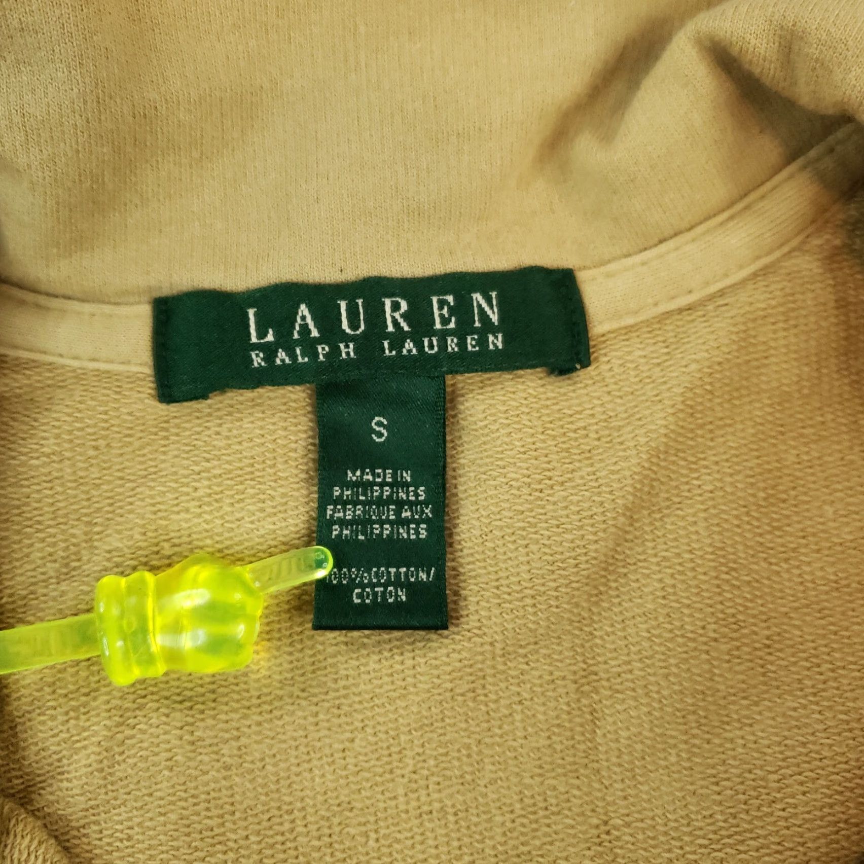 Ralph Lauren Lauren Ralph Lauren Jacket Womens Small Beige Lightweight Full Zip Snap Button Regular Fit - Beig Size S / US 4 / IT 40 - 5 Thumbnail