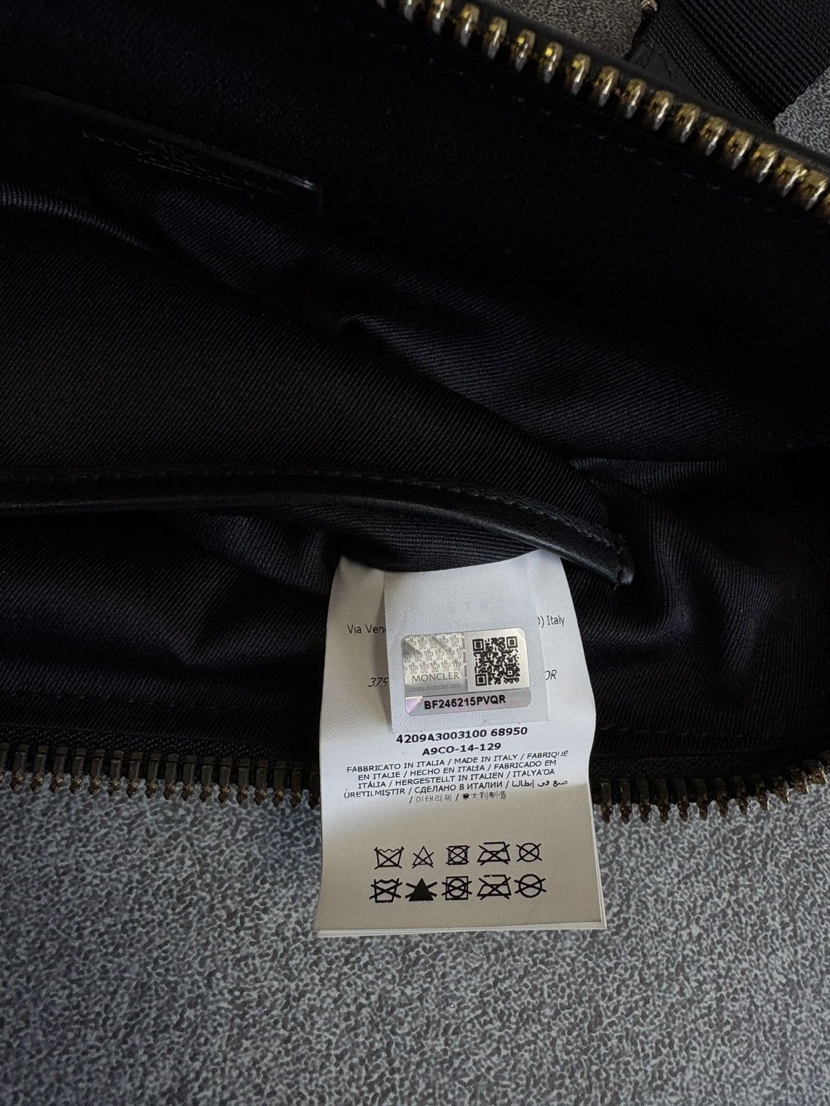 Moncler MONCLER Black Quilted Nylon ELIANNE Crossbody Shoulder Bag Size ONE SIZE - 10 Thumbnail