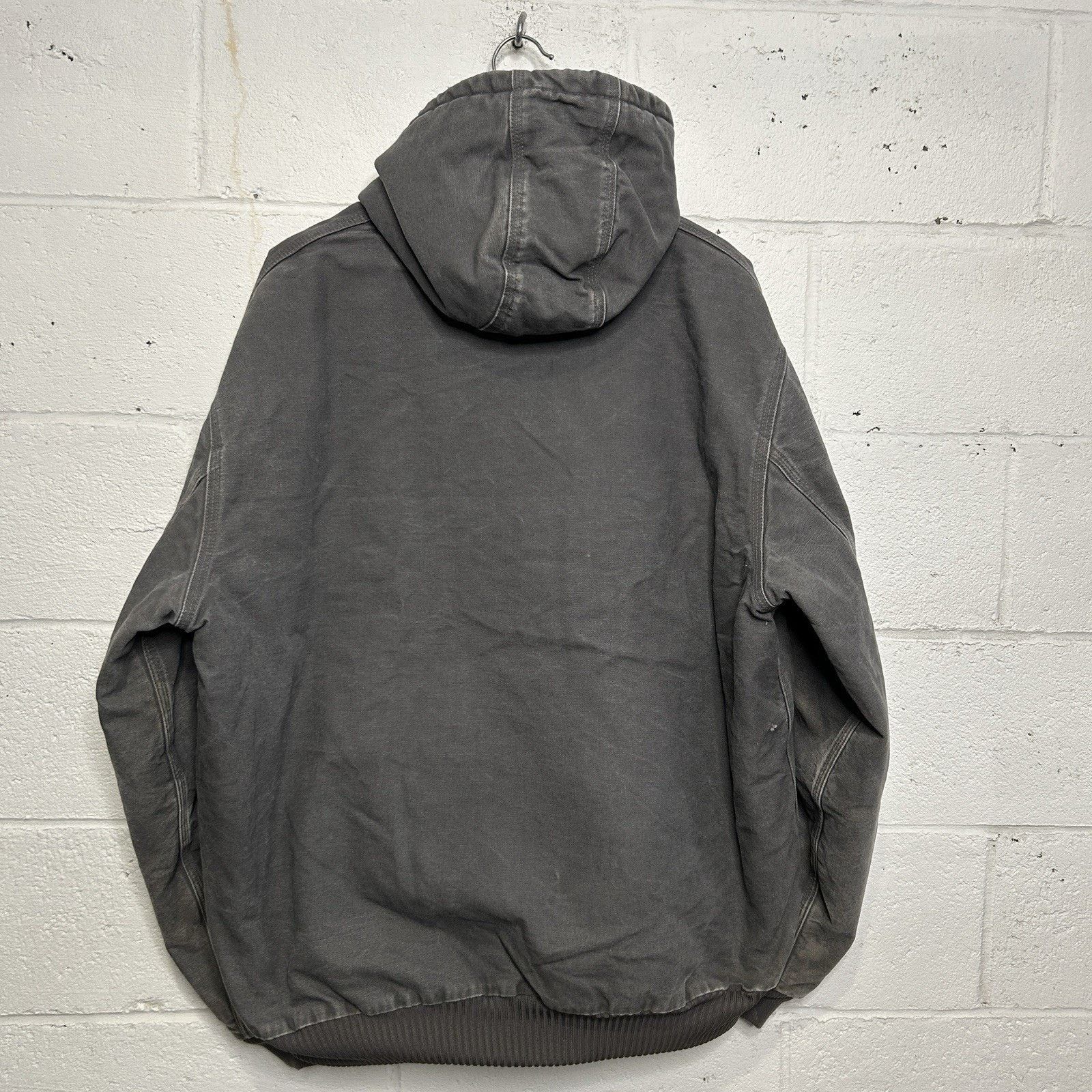 Carhartt Carhartt Quilted Hooded Active Jacket “Gravel/Grey” J140-GVL Size US XL / EU 56 / 4 - 2 Thumbnail