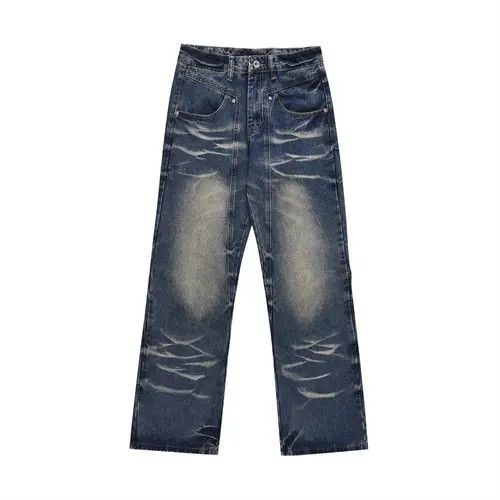 VIBE American high street ripple washed jeans Size US 32 / EU 48 - 6 Thumbnail