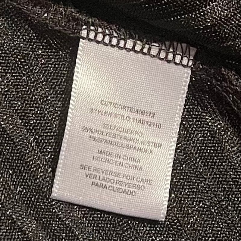 Other Metallic Sheer Party Cocktail Dress Black Silver XS Swing Size XS / US 0-2 / IT 36-38 - 5 Thumbnail