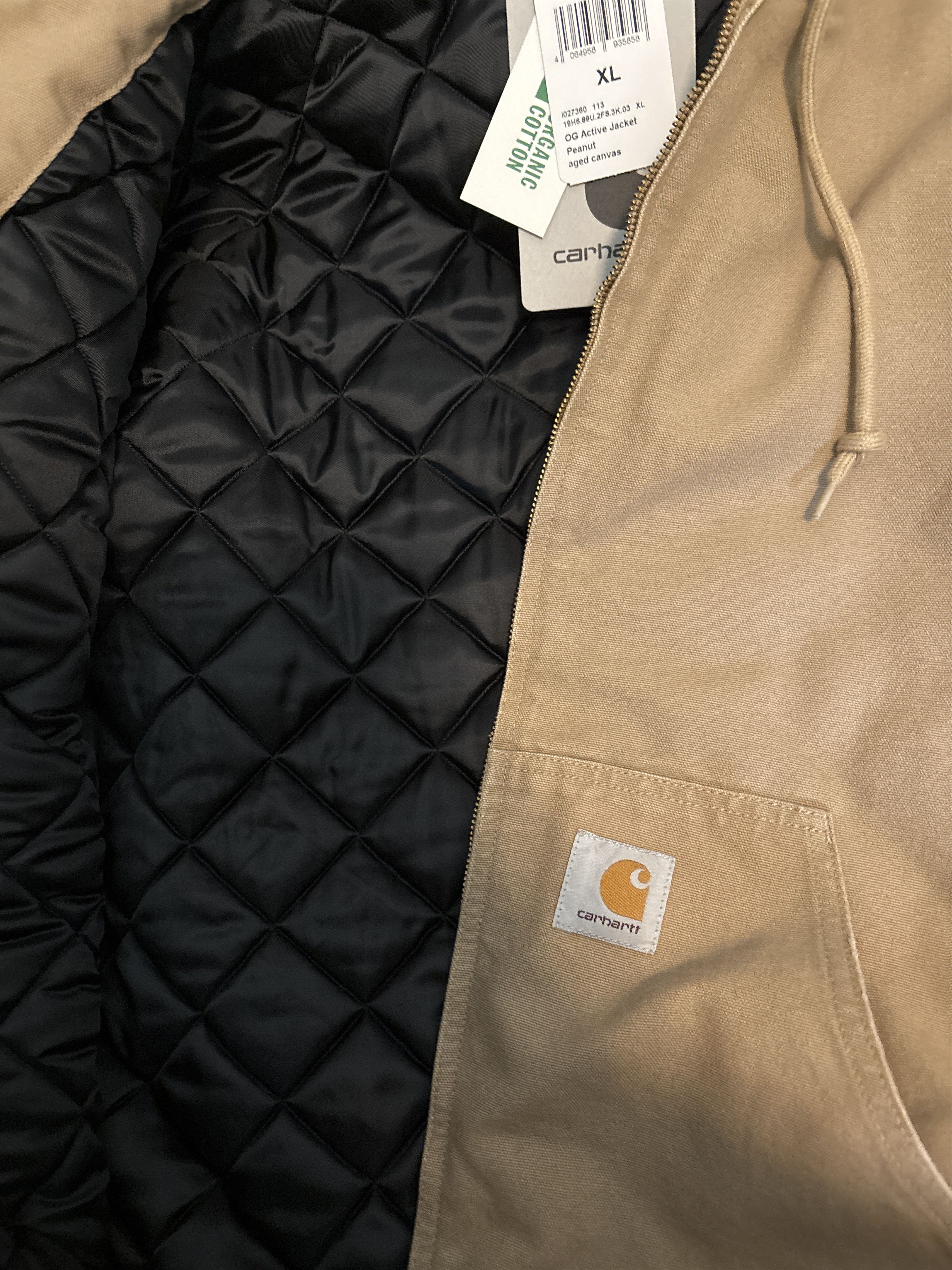 Carhartt Wip Carhartt WIP OG Active Jacket Peanut aged Canvas Size US XL / EU 56 / 4 - 3 Thumbnail