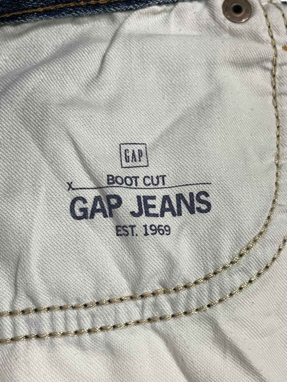 Gap × Yeezy Vintage Y2K Gap Bootcut Strech Denim Blue Washed Jeans Size 30" / US 8 / IT 44 - 13 Thumbnail