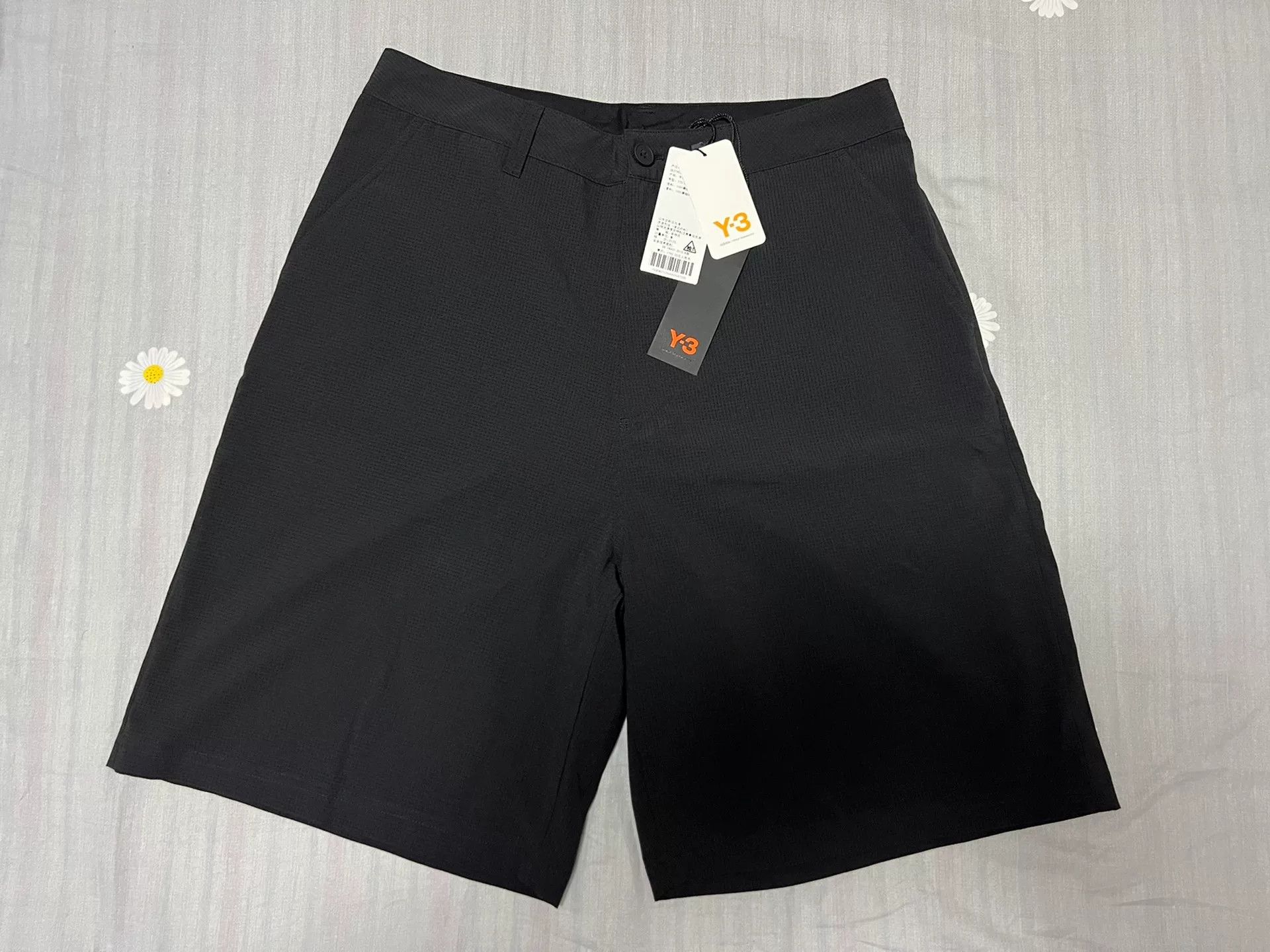 Y-3 Black Shorts for Men