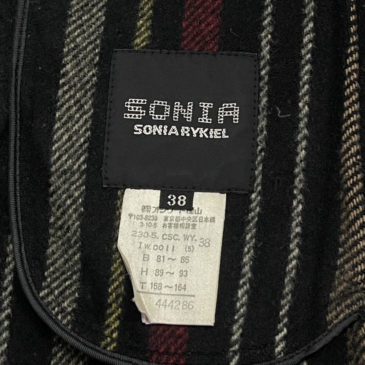 Gucci Vintage Sonia Rykiel Button Up Wool Coat — Parisian Luxury Size S / US 4 / IT 40 - 23 Thumbnail
