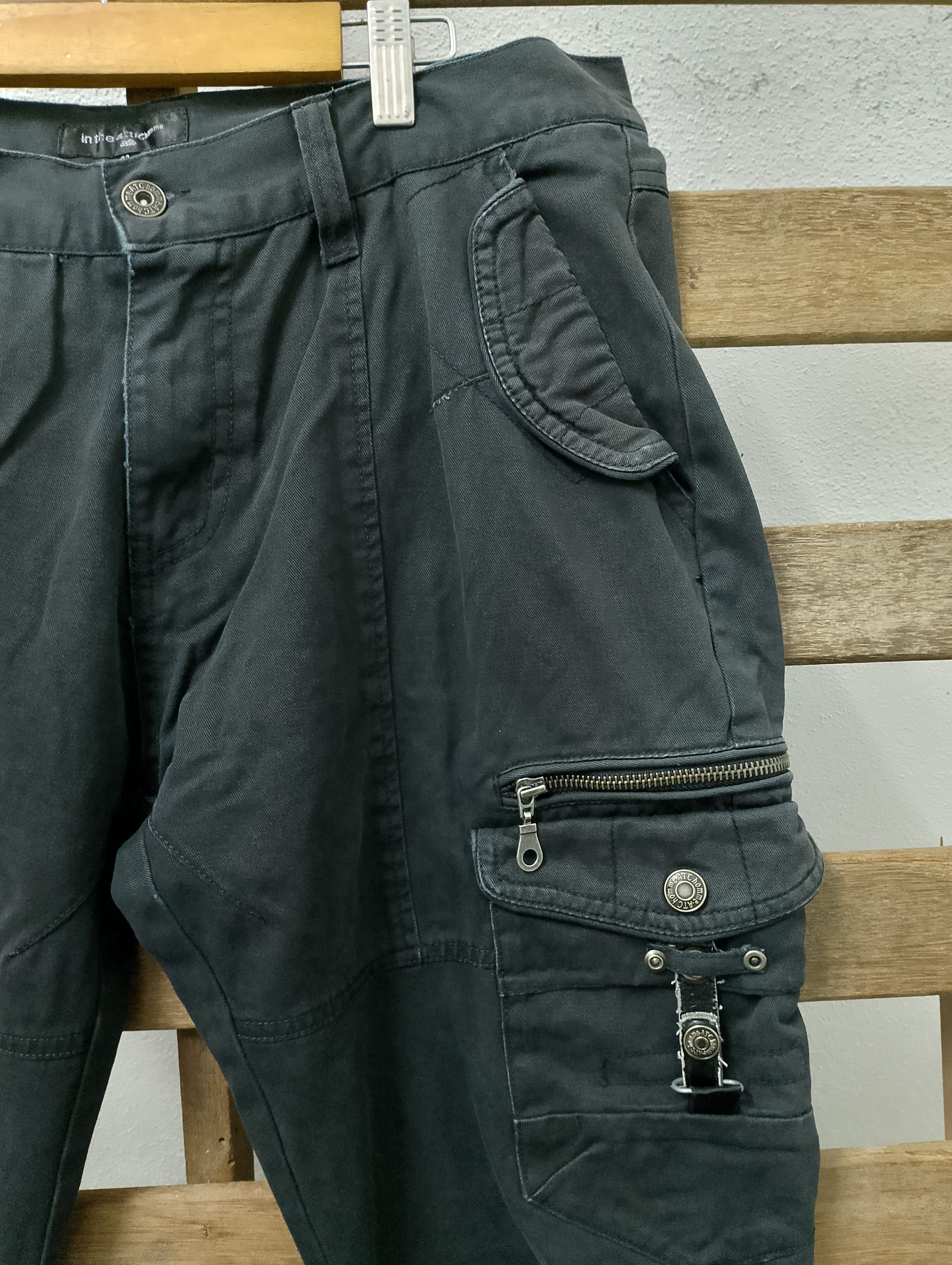 In The Attic × Japanese Brand In The Attic Cargo Pant Punk Bikes Style Size US 34 / EU 50 - 5 Thumbnail