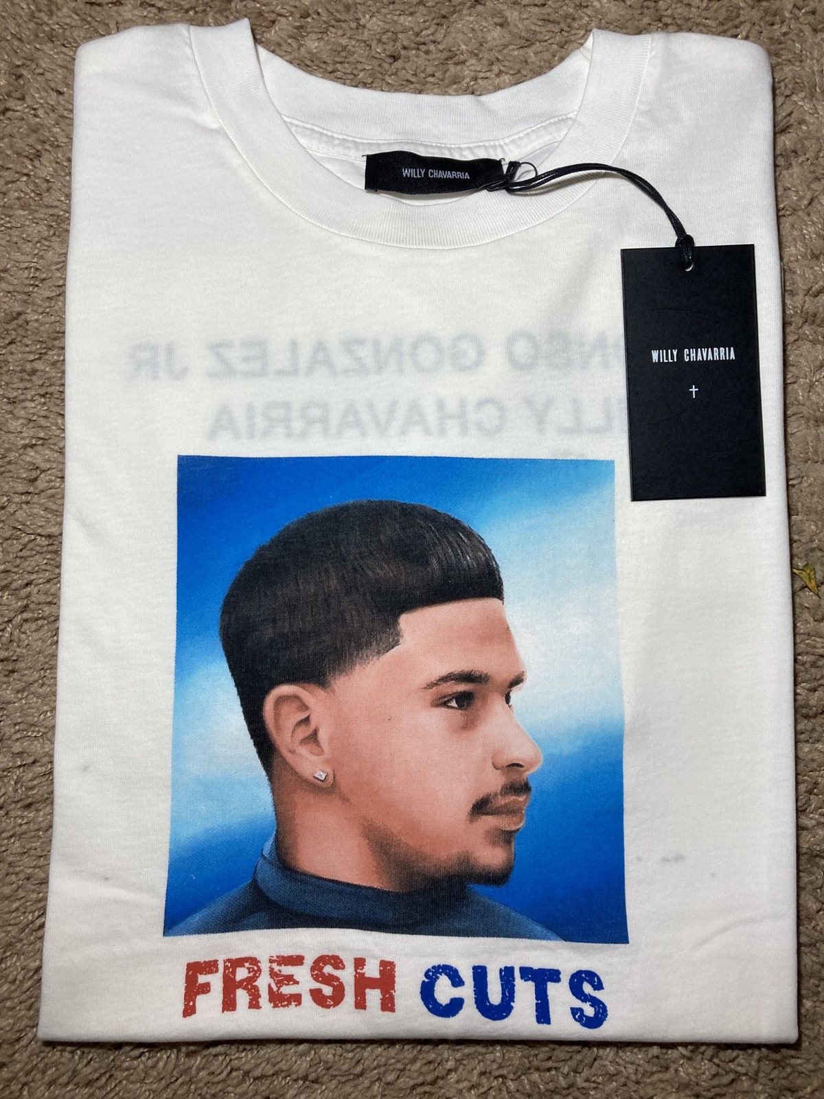 Willy Chavarria New SS25 Willy Chavarria Fresh Cuts Easy Tee XL 2025 Size US XL / EU 56 / 4 - 1 Thumbnail