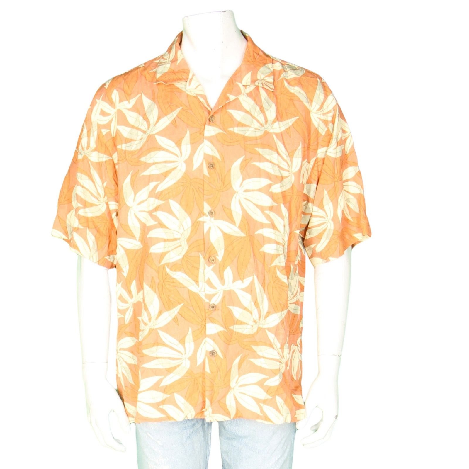 Other Tommy Bahama Foliage Leaves Hawaiian Aloha Camp Shirt L Size US L / EU 52-54 / 3 - 2 Thumbnail