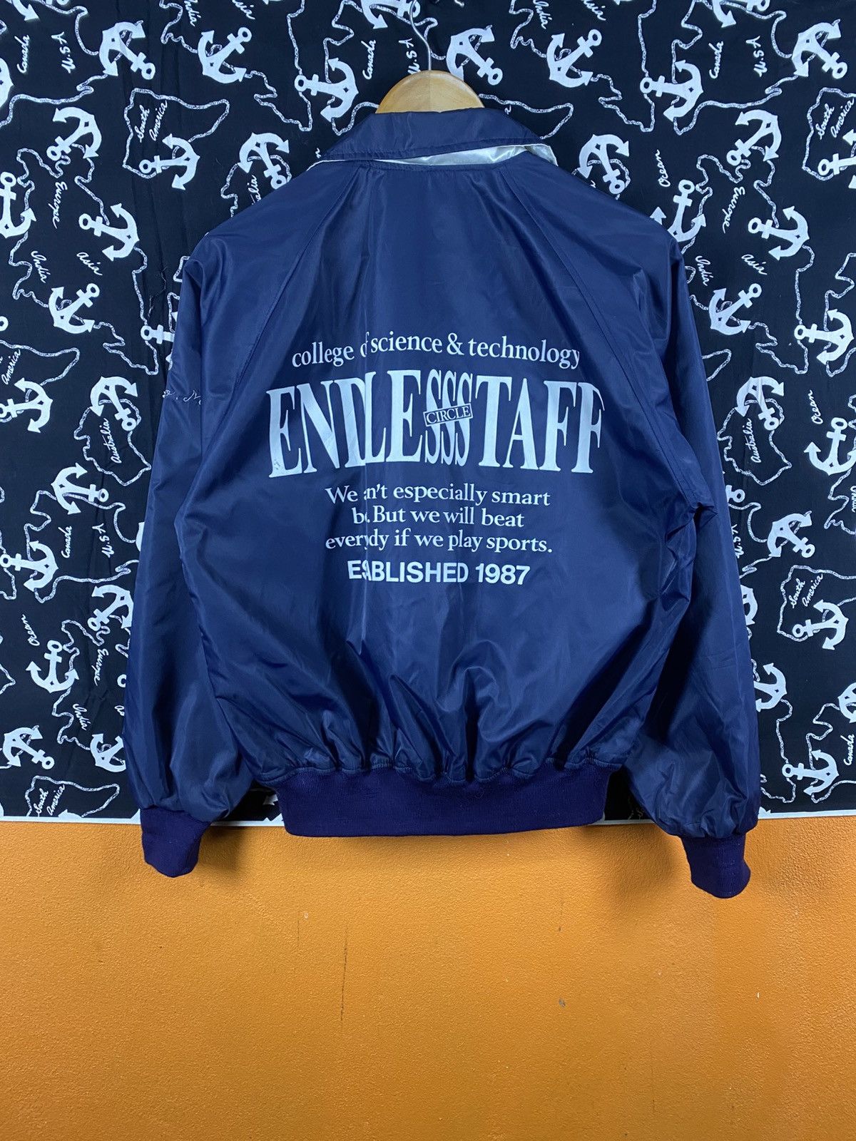 Vintage Endlessstaff Reversible Satin Jacket Science & Technology” Size US S / EU 44-46 / 1 - 8 Thumbnail