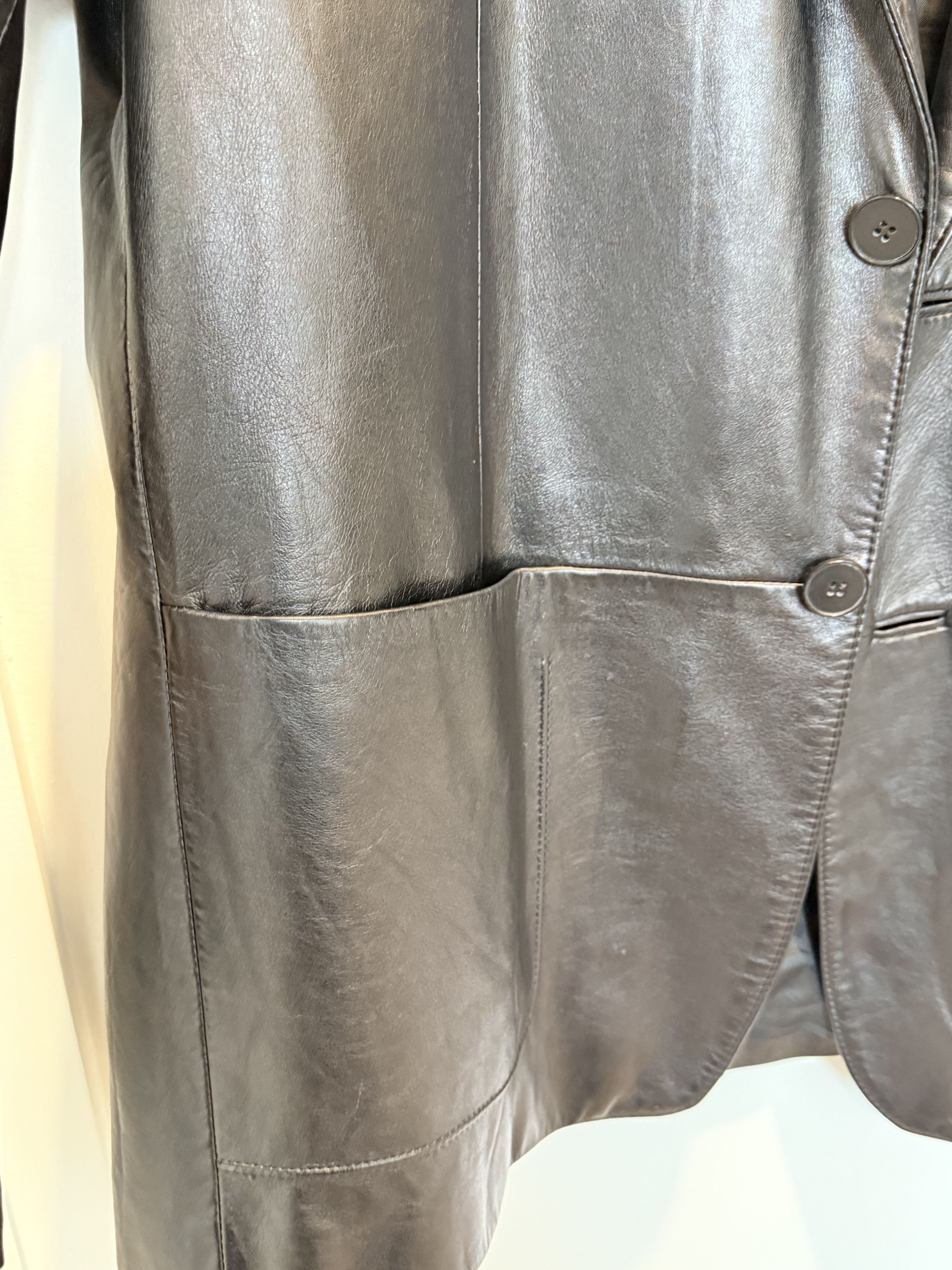 Porsche Design Porsche Design Mens Leather Blazer Style Jacket Size US XL / EU 56 / 4 - 4 Thumbnail