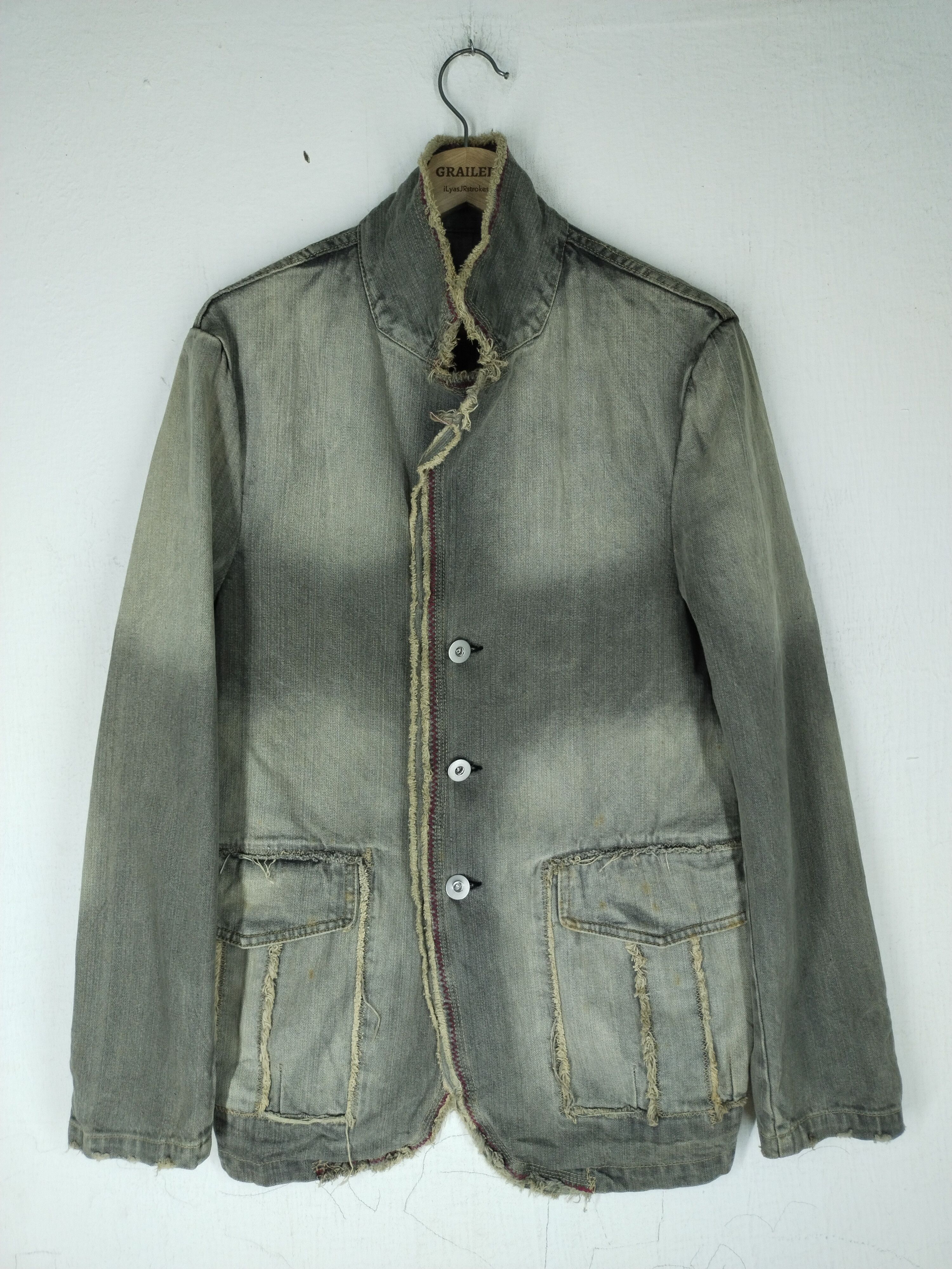 If Six Was Nine × Vintage Vintage Point Loma Denim Distressed Faded Jacket Rare Size US M / EU 48-50 / 2 - 6 Thumbnail