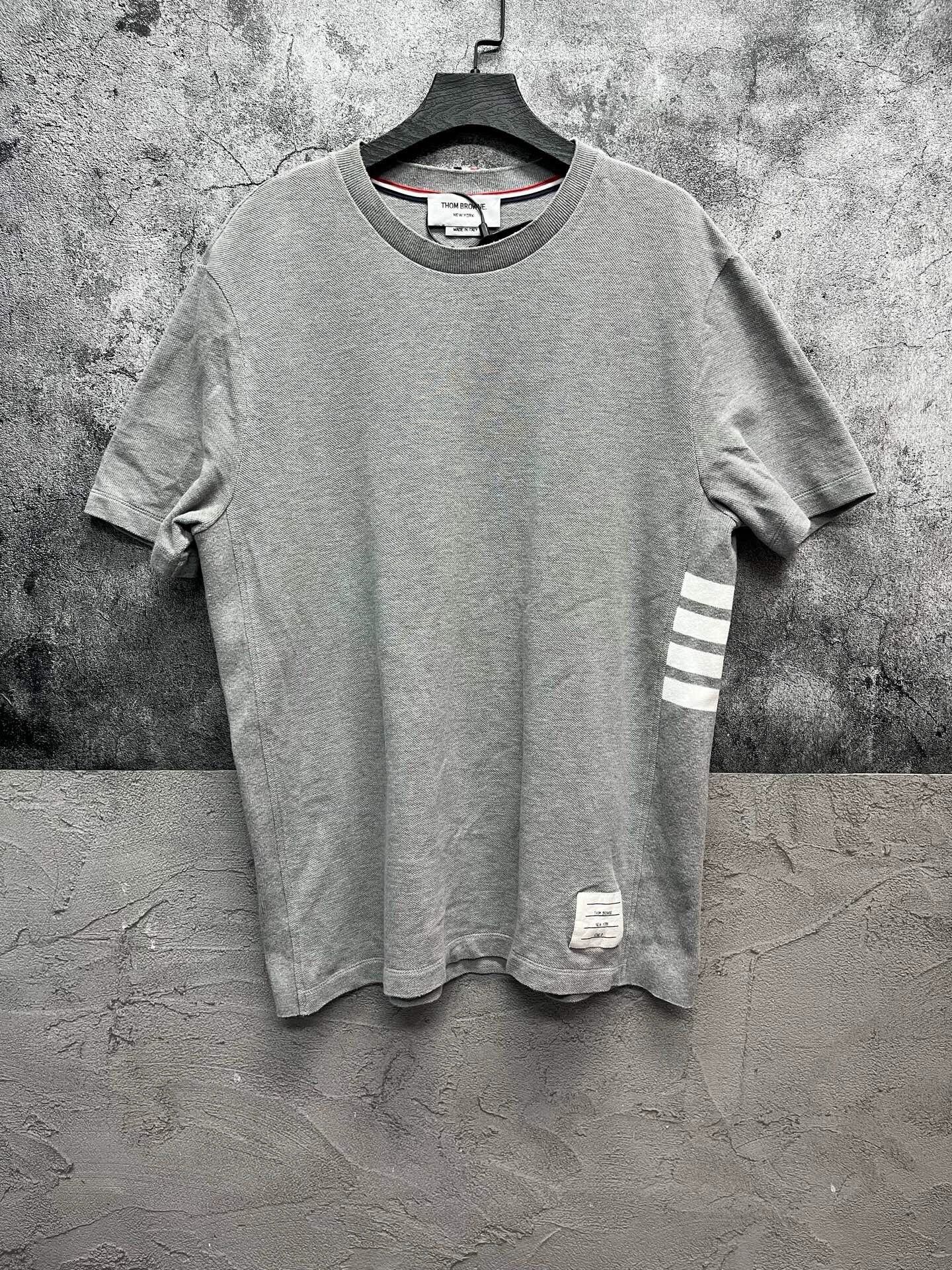 Thom Browne Classic 4 Bar Short Sleeve Shirt Size 3 99 New