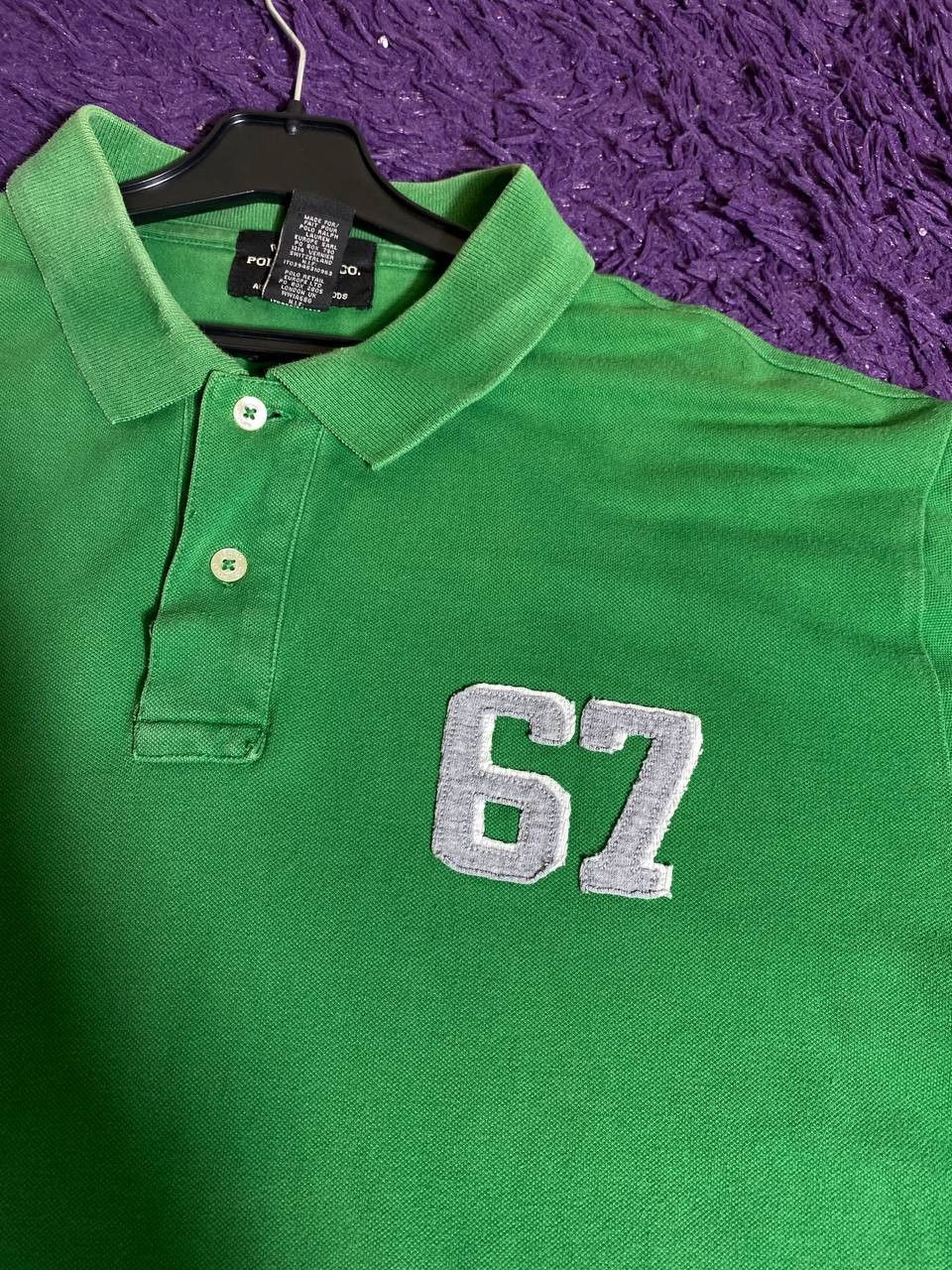 Polo Ralph Lauren × Ralph Lauren × Vintage RARE Polo Ralph Lauren drill polo Paris Size US XL / EU 56 / 4 - 5 Thumbnail