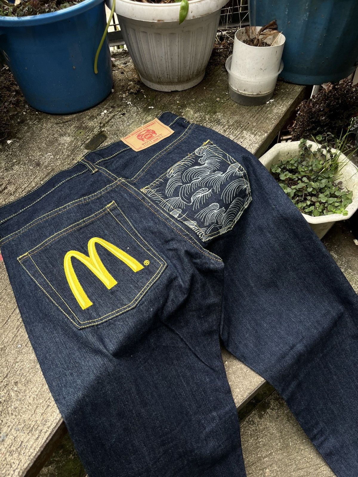 RMC Jeans RMC EMBROIRED PANTS Size US 32 / EU 48 - 2 Thumbnail