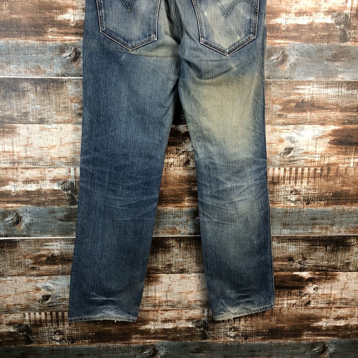 Levi's Levis 702 Blue Denim ripped distressed Pants #A2610 Size US 32 / EU 48 - 17 Thumbnail