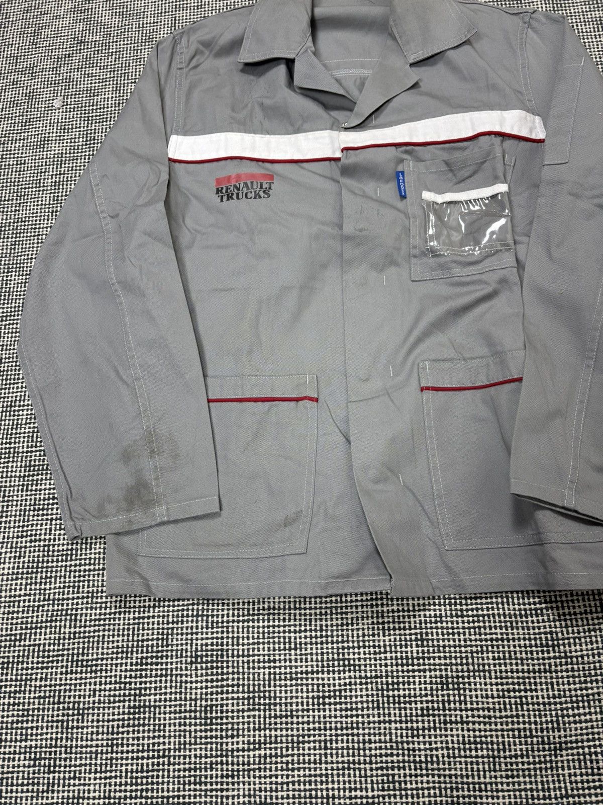 Other 80s Lafodex Renault Trucks work jacket mechanic chore coat Size US M / EU 48-50 / 2 - 2 Thumbnail