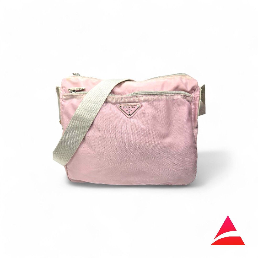 Prada Prada - Pink Sacoche Vintage Shoulder Bag Crossbody Size ONE SIZE - 1 Thumbnail