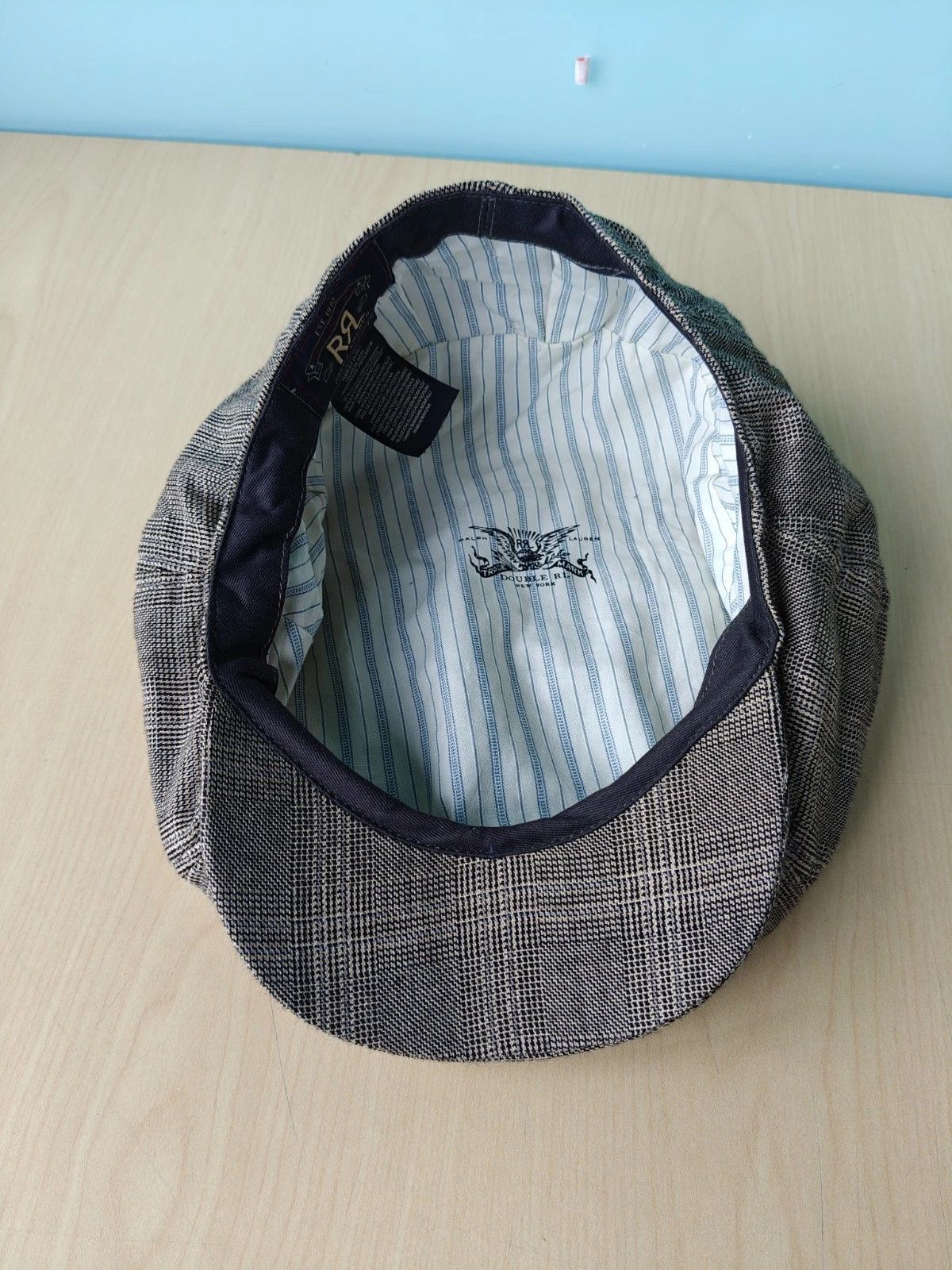 RRL Ralph Lauren DOUBLE RL Wool-Cotton Glen Plaid Newsboy Cap T/1908 Size ONE SIZE - 9 Thumbnail