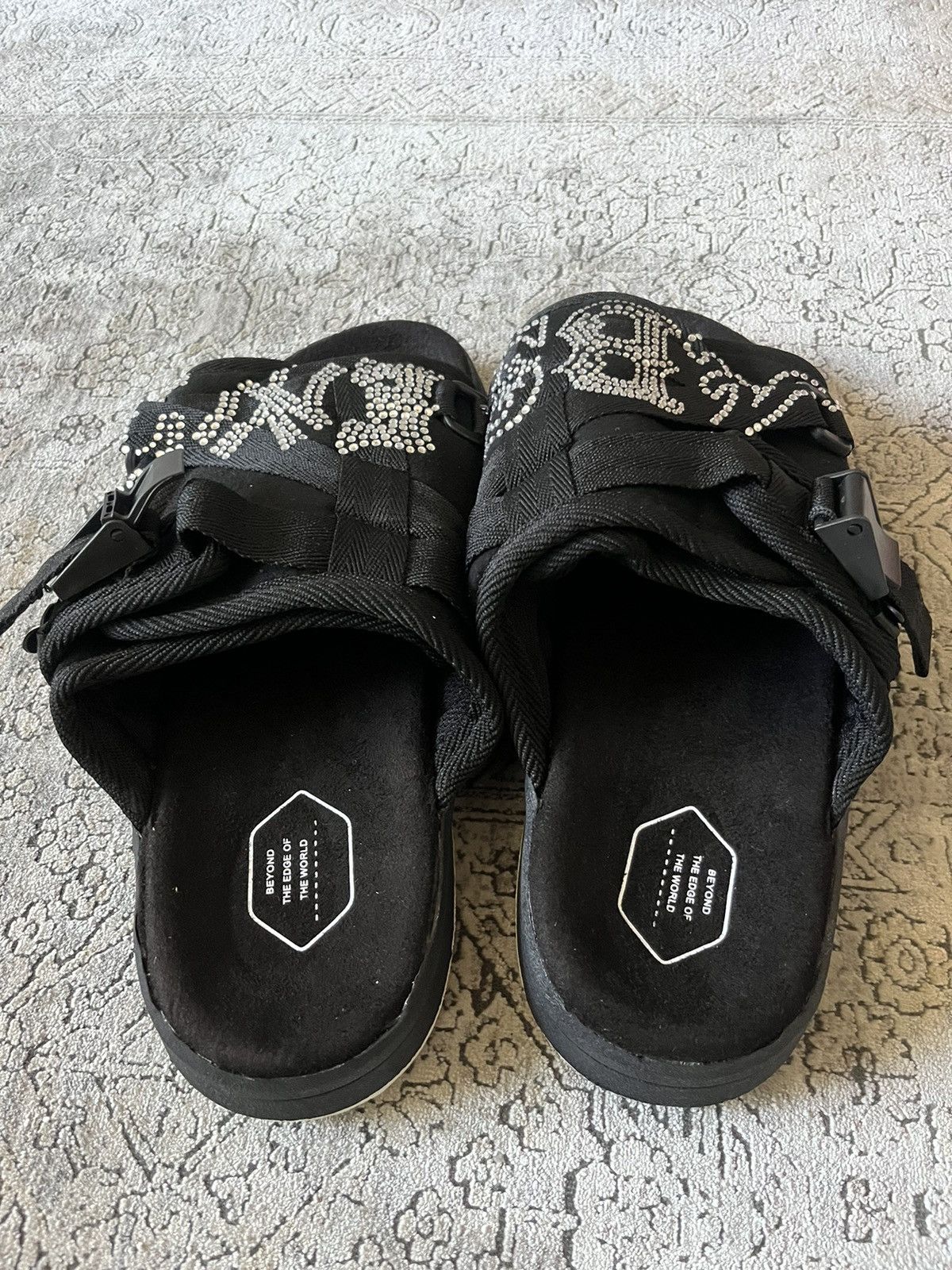 Absent Absent Rhinestone Christo Sandals Size US 7.5 / EU 40-41 - 4 Thumbnail