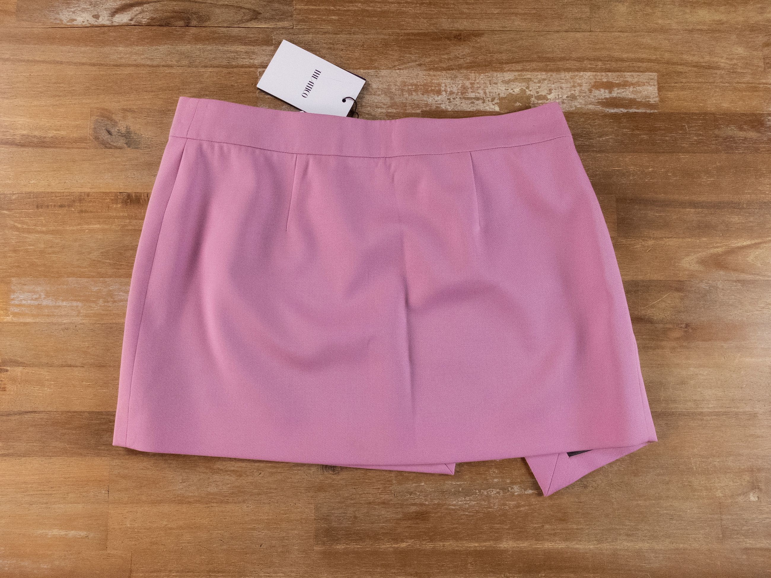 The Attico THE ATTICO orchid haze pink wool mini envelope skirt 6 / 42 Size 28" / US 6 / IT 42 - 14 Thumbnail