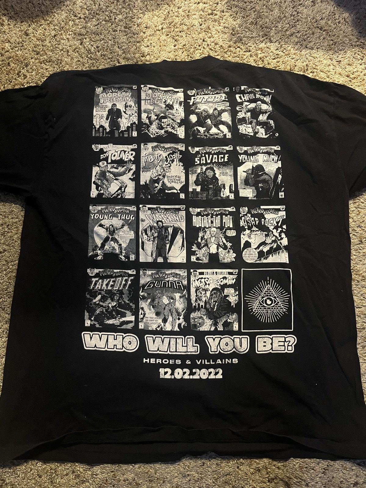 Metro Boomin Heroes & Villains Comic Tee | Grailed