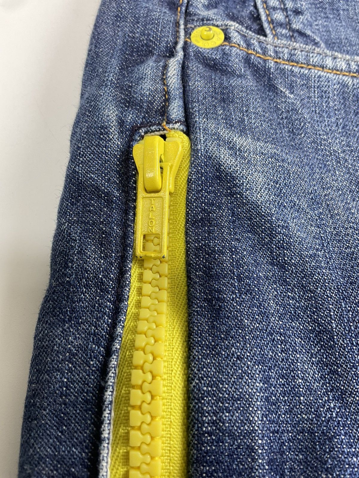 Fragment Design × Levi's Levis Fenom S/S'09 Yellow FLash Denim Size US 36 / EU 52 - 5 Thumbnail
