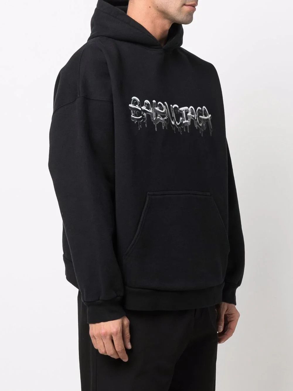 Balenciaga BALENCIAGA Wide Fit Logo Hoodie Size US M / EU 48-50 / 2 - 3 Thumbnail