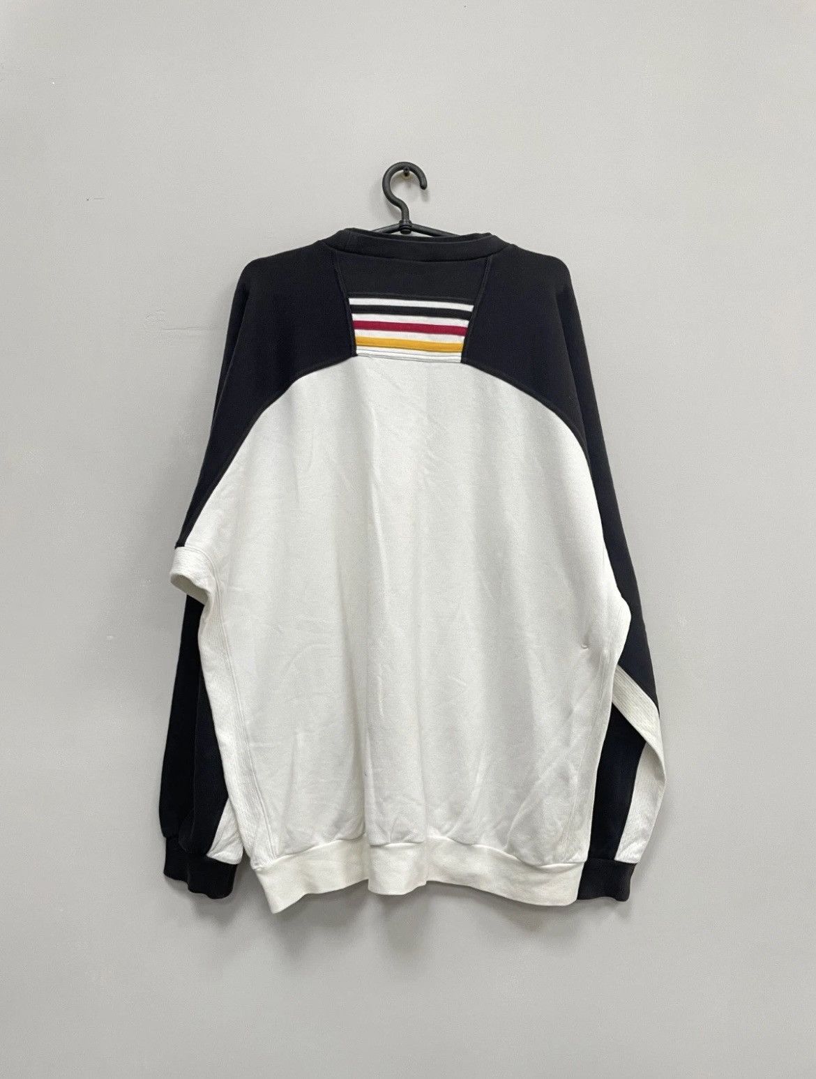 Adidas Germany 90s Vintage Adidas Football Sweatshirt Soccer Size US XL / EU 56 / 4 - 2 Thumbnail