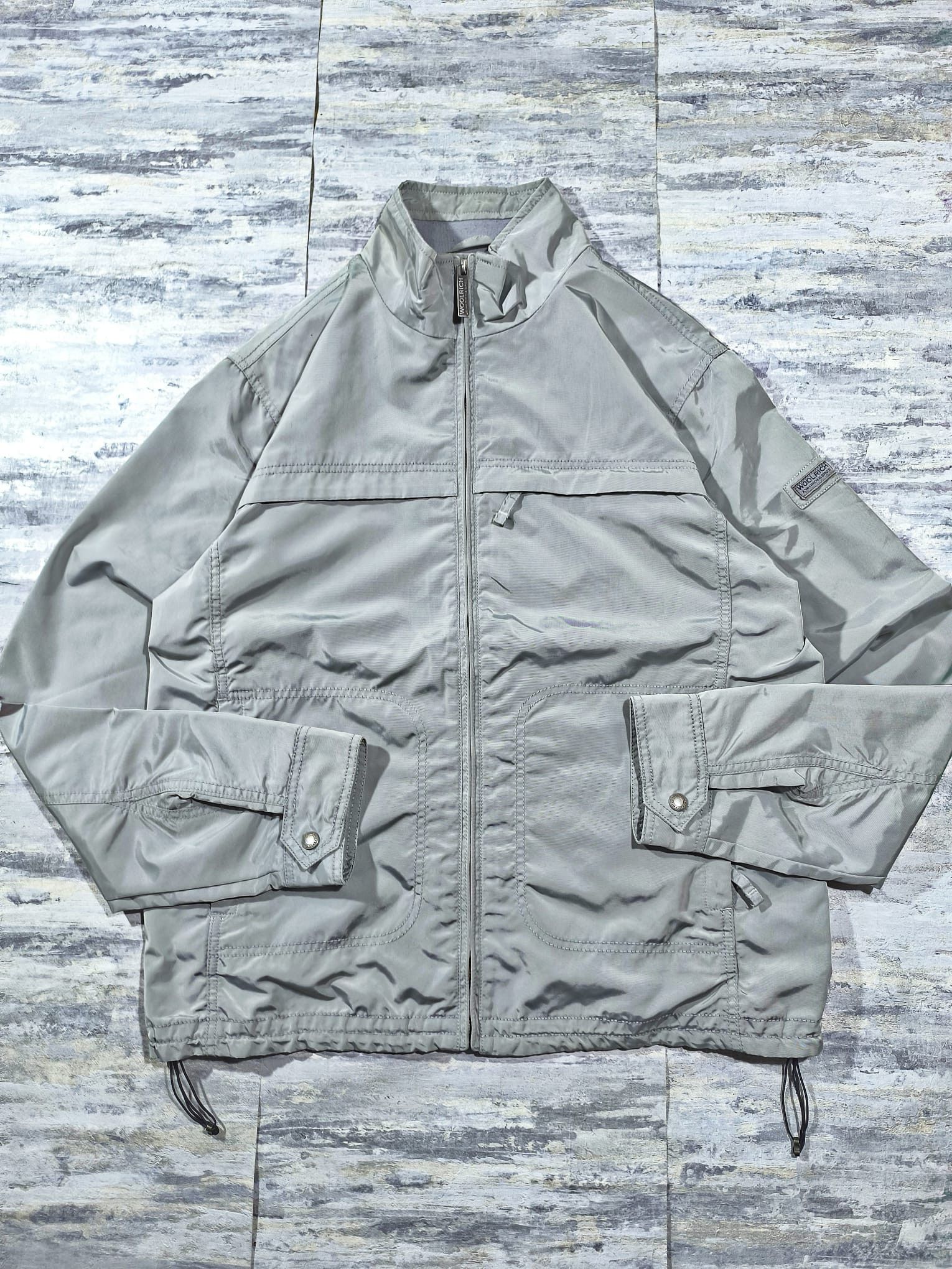 Woolrich Woolen Mills woolrich luxury metallic grey light jacket Size US L / EU 52-54 / 3 - 5 Thumbnail