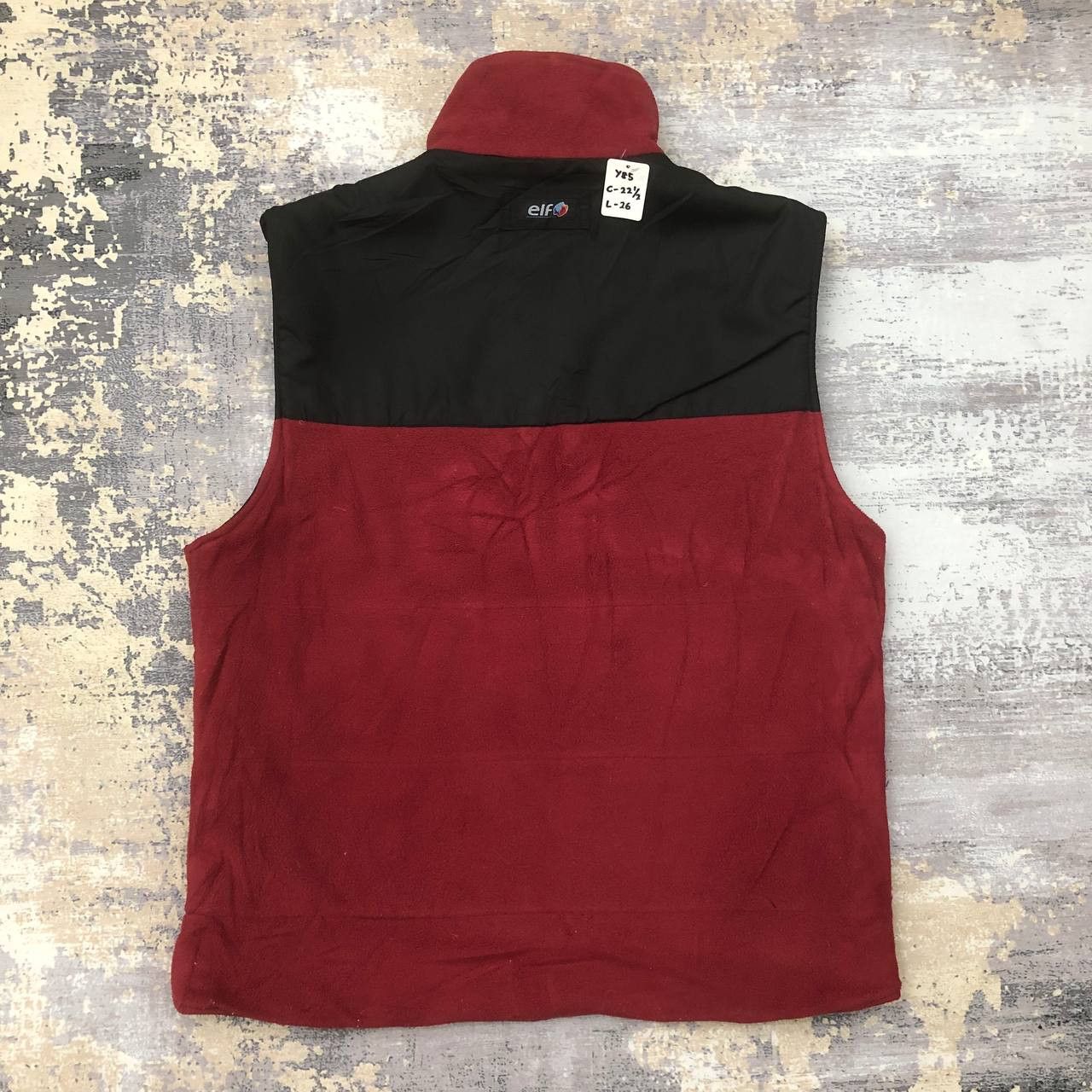 Y85. ELF RACING REVERSIBLE FLEECE VEST JACKET