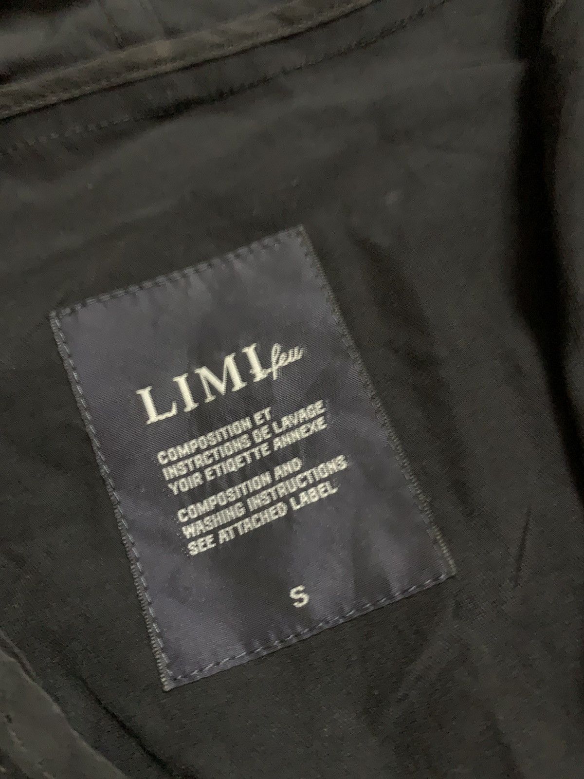 Limi Feu 💥Final💥Limi Feu Yohji Yamamoto Hoodie Zipper Shirt Size S / US 4 / IT 40 - 5 Thumbnail