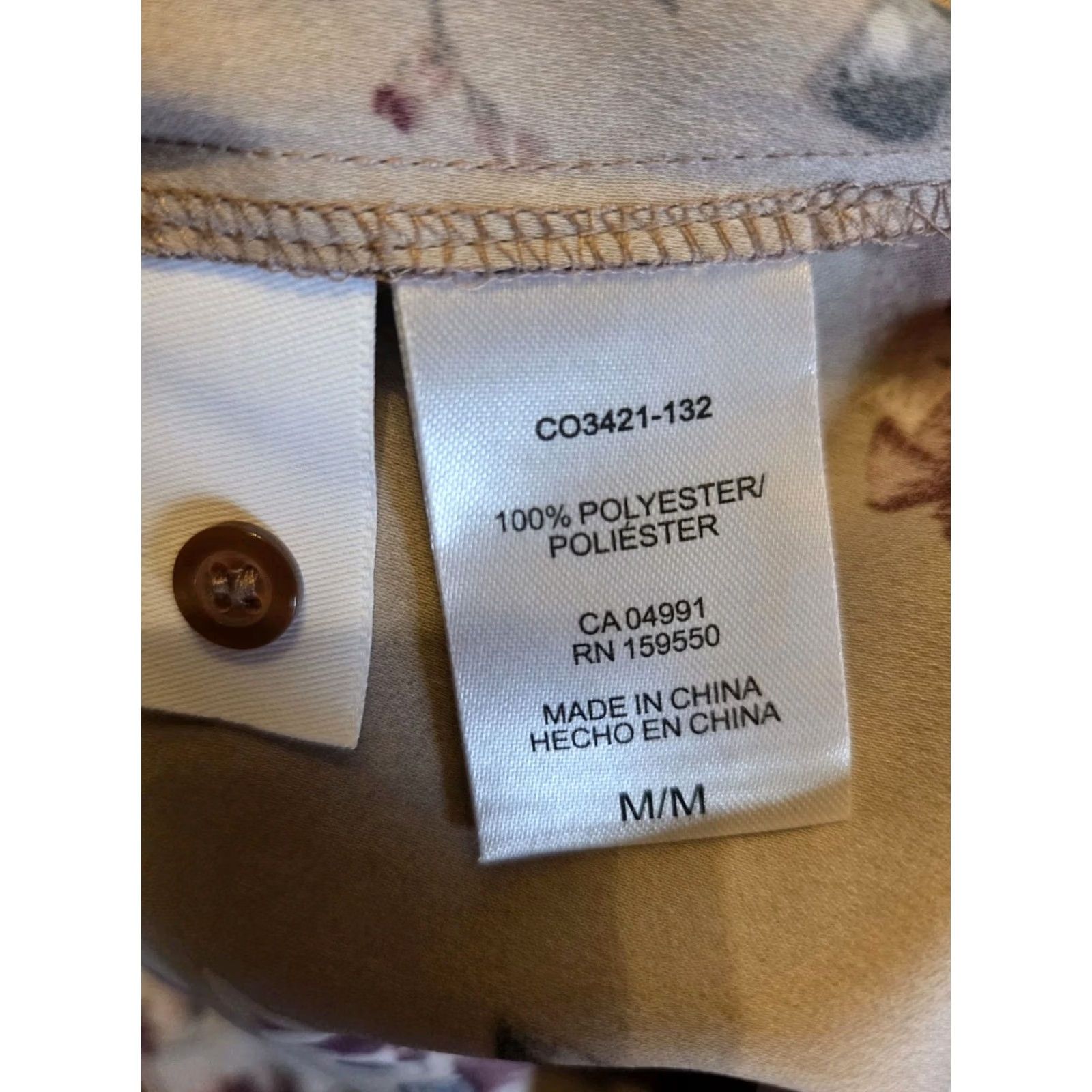 Vintage Hilary Radley Women's Floral Pink Blouse Top Long Sleeve Size Medium Size M / US 6-8 / IT 42-44 - 7 Thumbnail
